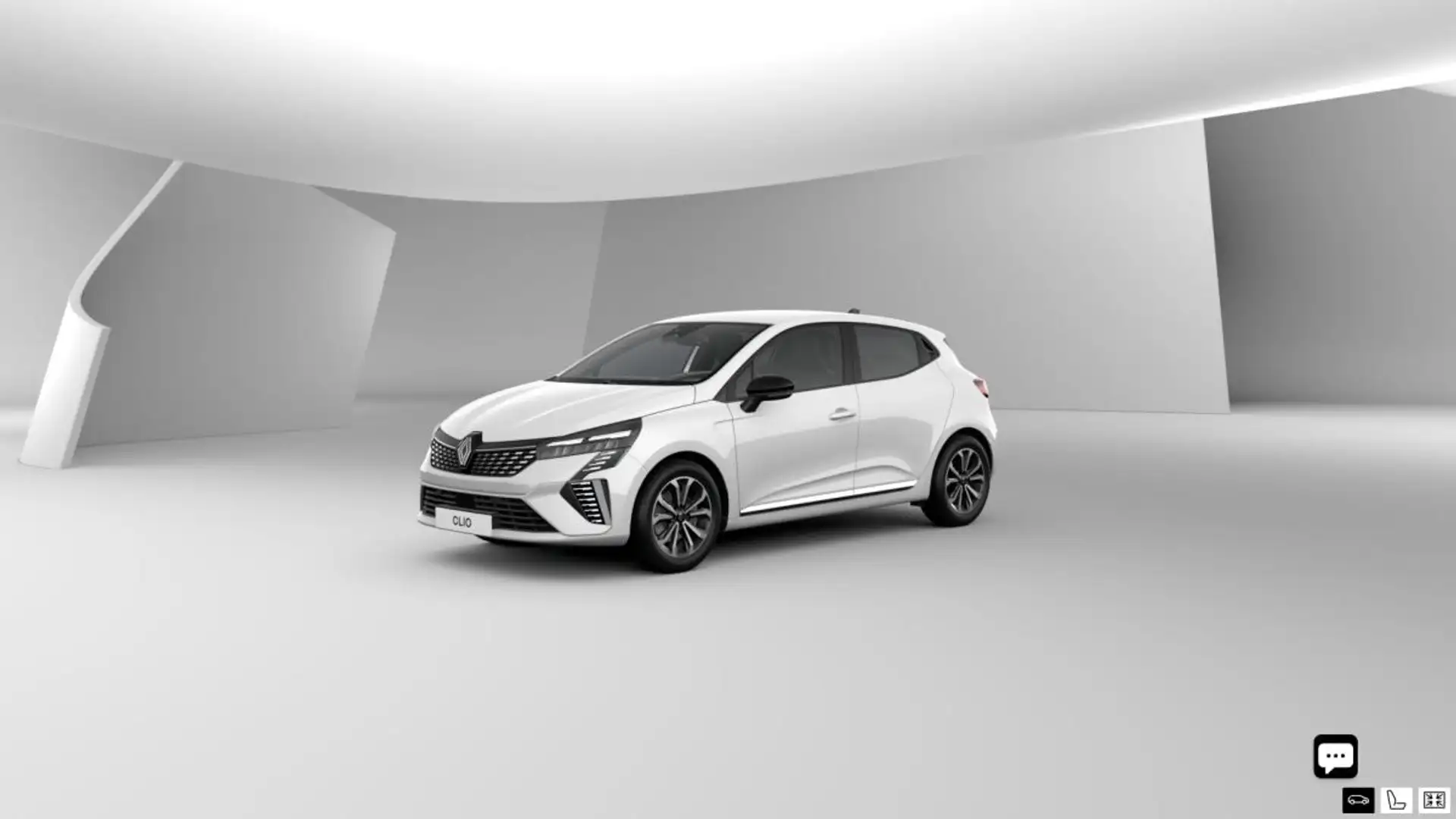 Renault Clio V Techno E-Tech Full Hybrid 145 **Ganzjahresreifen Weiß - 1