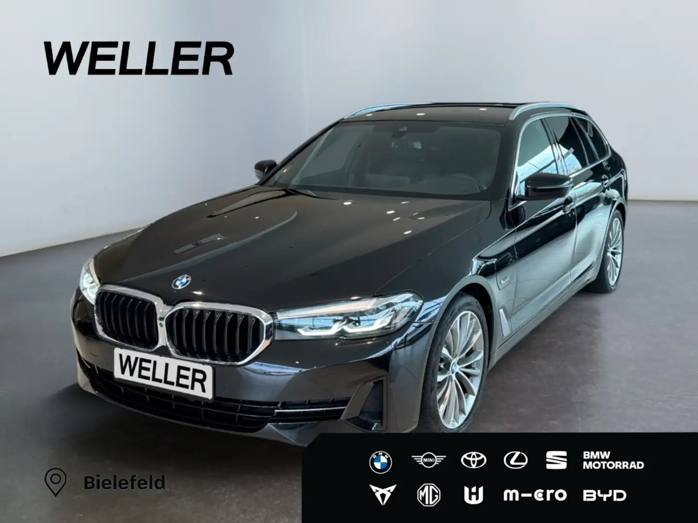 BMW 530 e Touring *LED*360°*H/K*Sportsi*SHZ*el Heck* Schwarz - 1