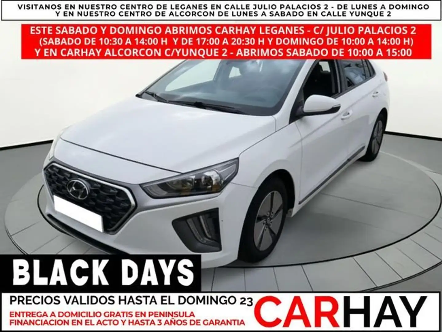Hyundai IONIQ 1.6 GDI HEV Klass DCT Blanc - 1