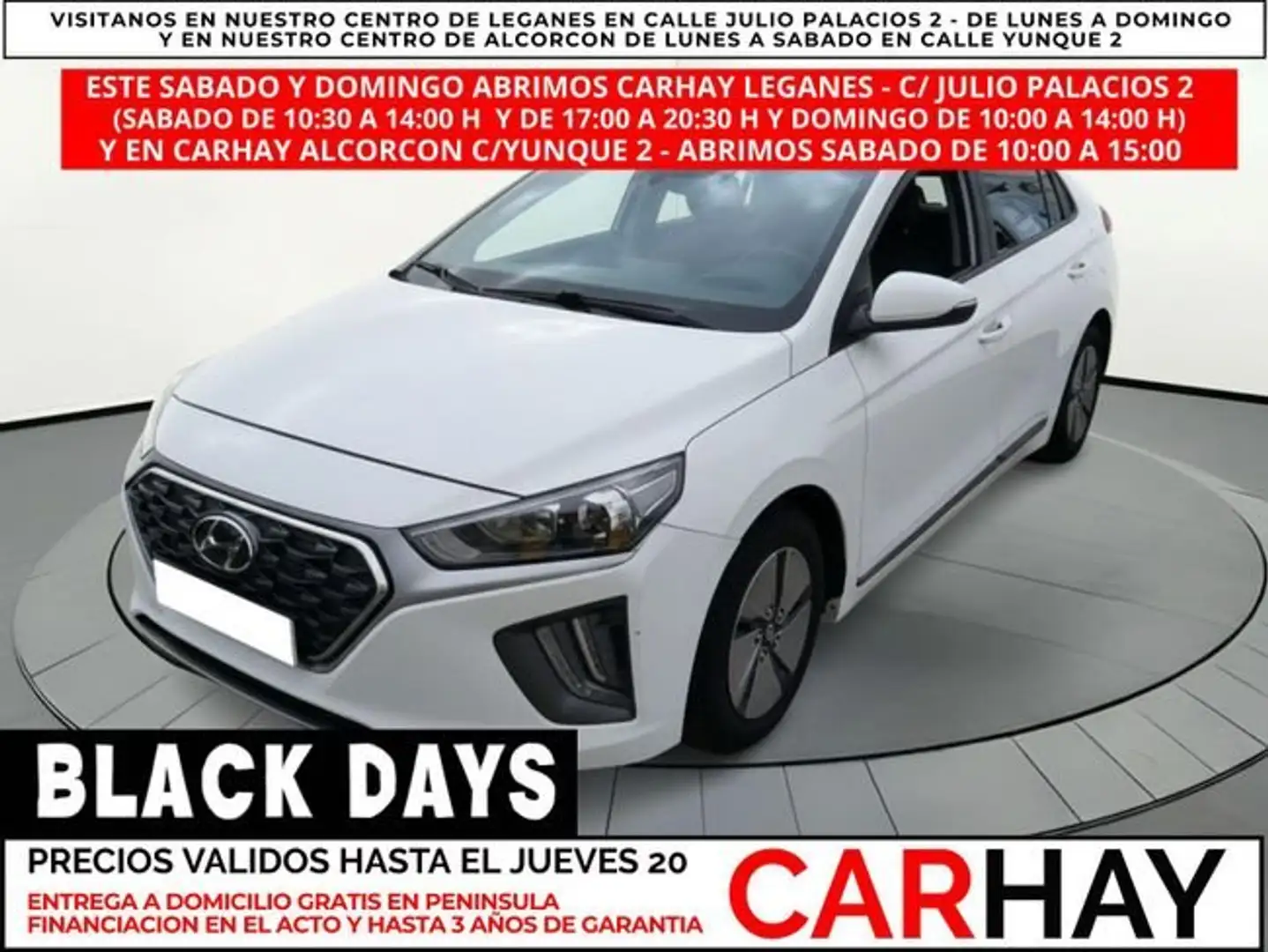 Hyundai IONIQ 1.6 GDI HEV Klass DCT Blanco - 1