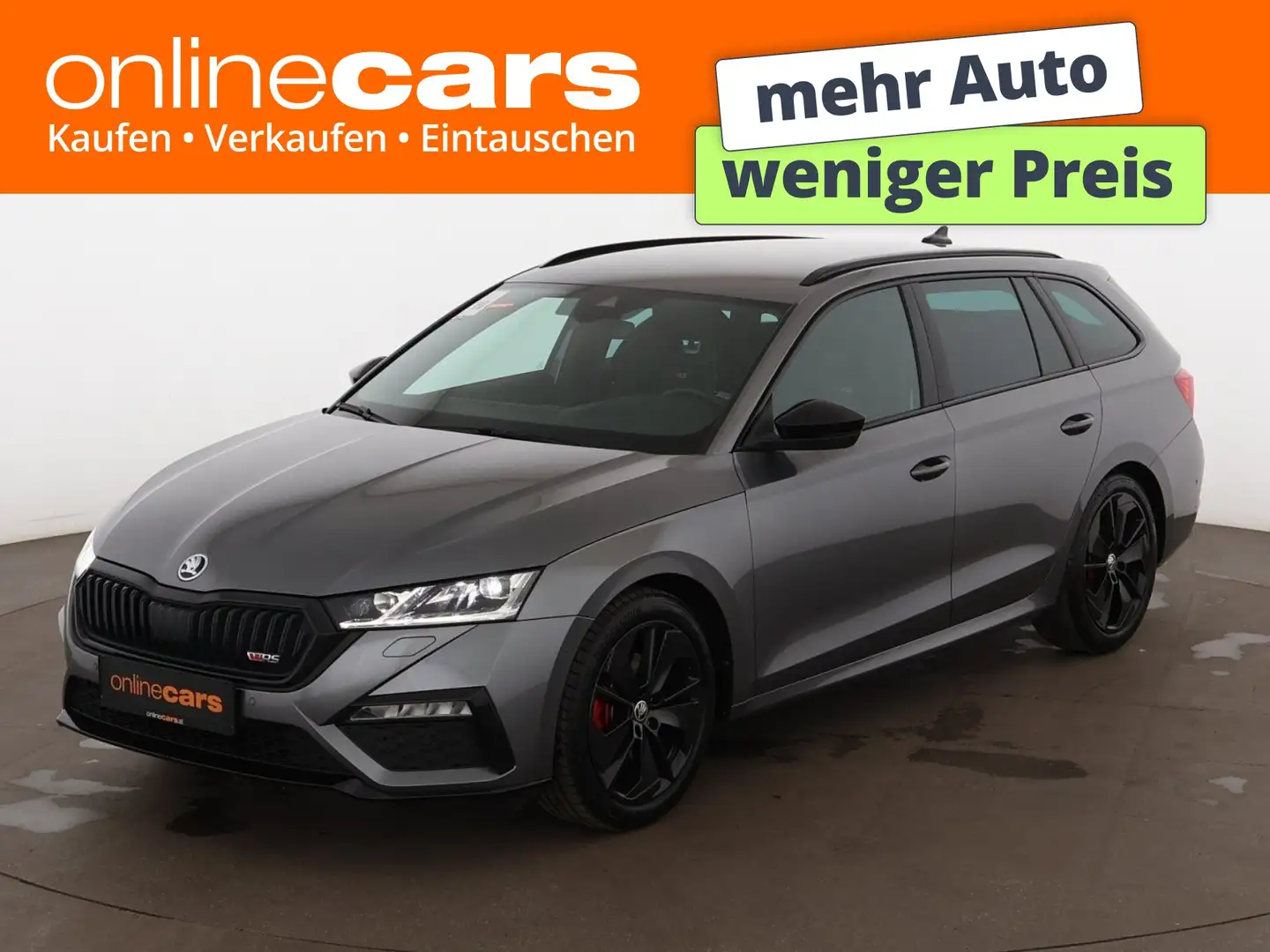 Skoda Octavia Combi 2.0 TDI RS Aut MATRIX STANDHZG NAVI Grau - 1