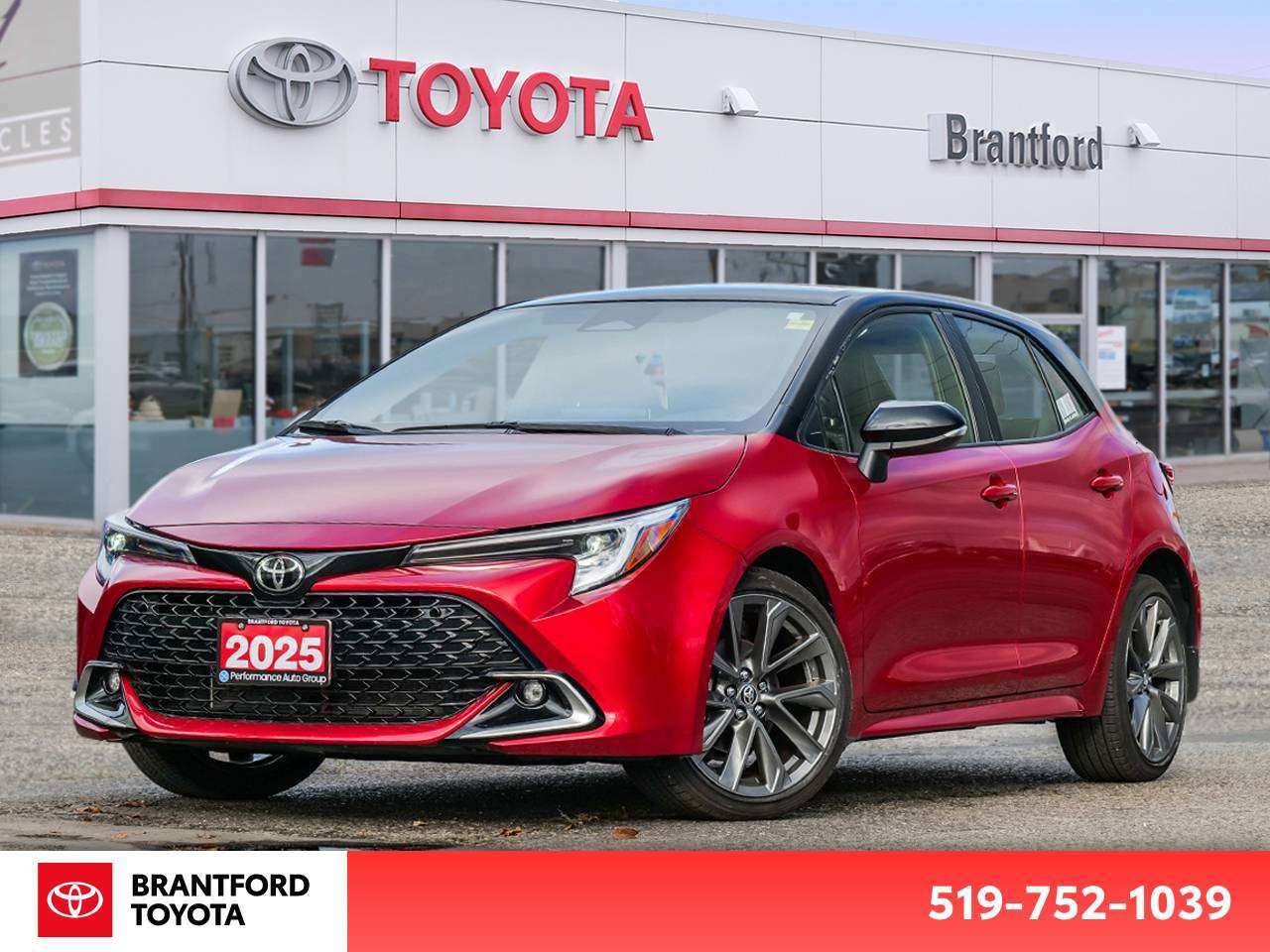 Red 2025 Toyota Corolla Hatchback Hatchback Front-Wheel Drive Automatic