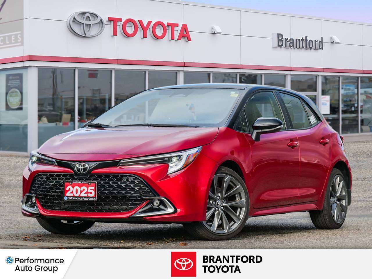 Red 2025 Toyota Corolla Hatchback Hatchback Front-Wheel Drive Automatic