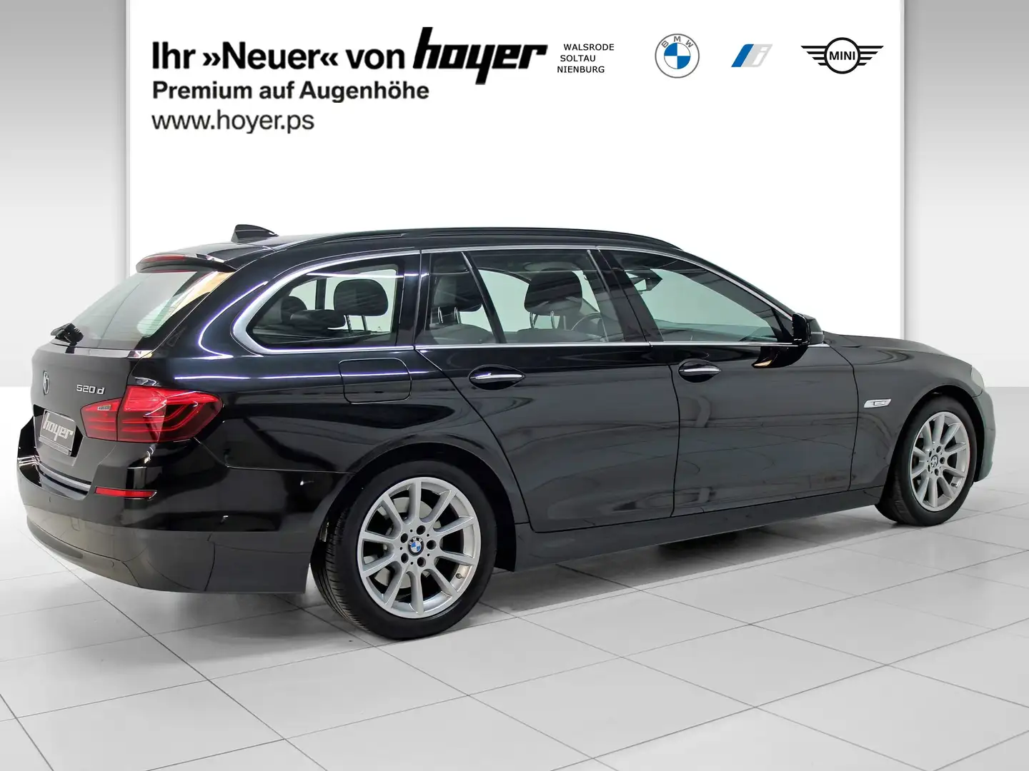BMW 520 d Touring HiFi Xenon Navi Prof. Komfortzg. Schwarz - 2