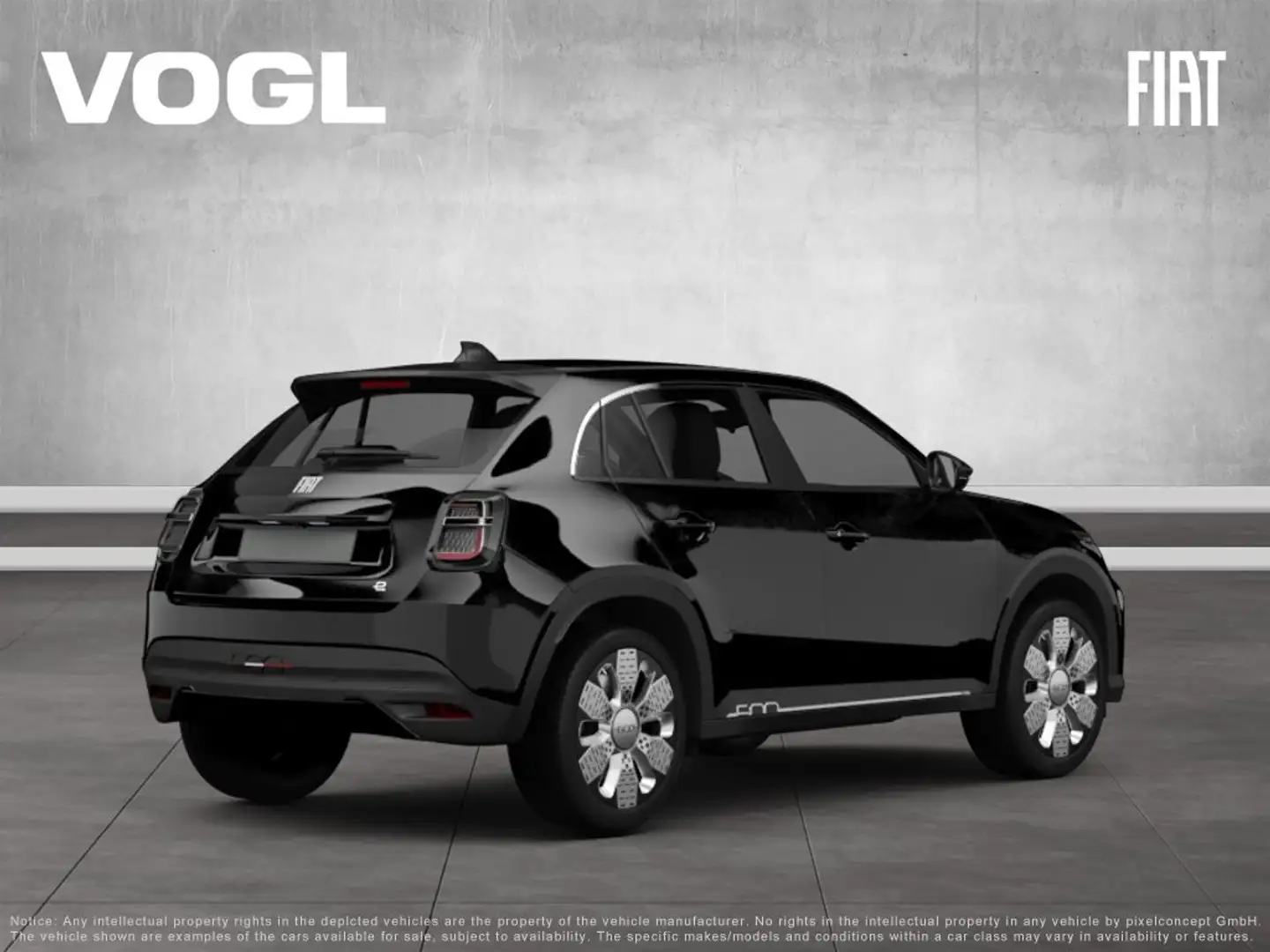 Fiat 600 Hybrid MY25  1.2 110PS DCT Schwarz - 2