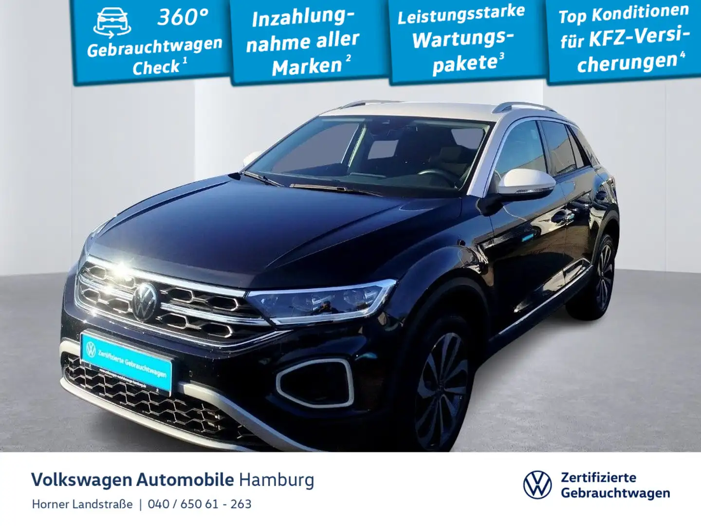 Volkswagen T-Roc Style 1.5 TSI DSG LED Kamera Massagesitz Noir - 1