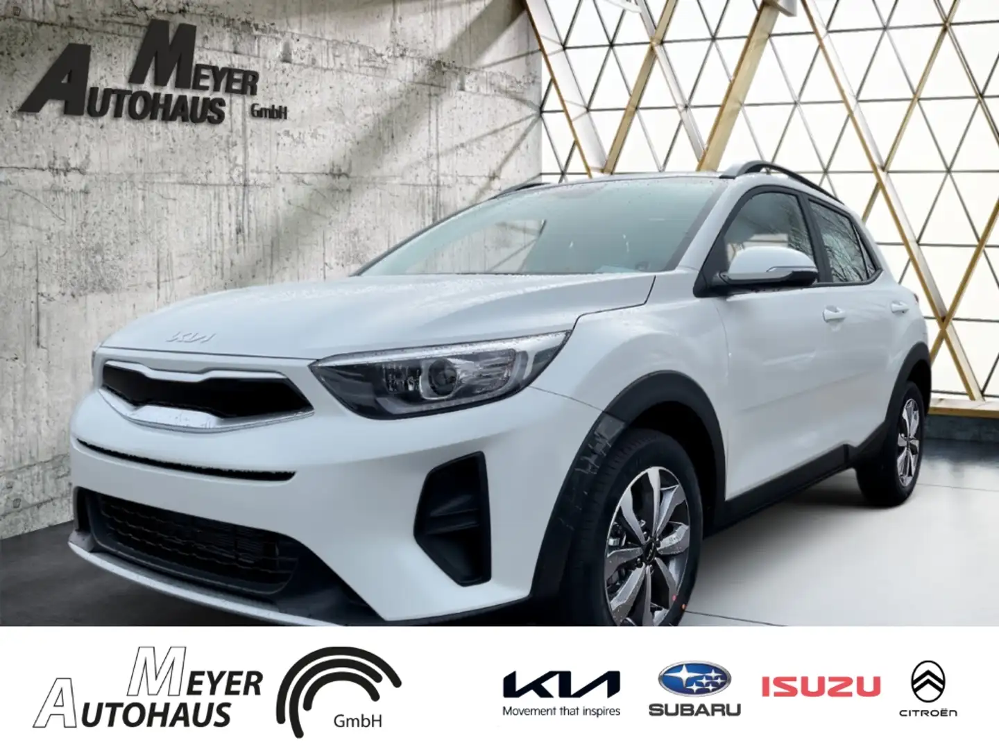 Kia Stonic 1.0 T-GDI Vision+NAVI+Klima+Abstandstempomat Weiß - 2