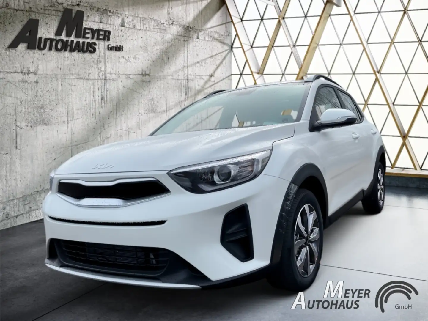 Kia Stonic 1.0 T-GDI Vision+NAVI+Klima+Abstandstempomat Weiß - 1