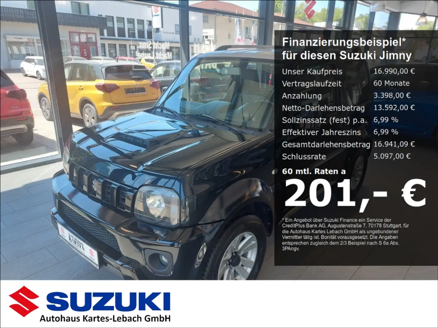 Suzuki Jimny Style Lim. 1.3 Leder AHK SHZ Allwetter Alu Noir - 1