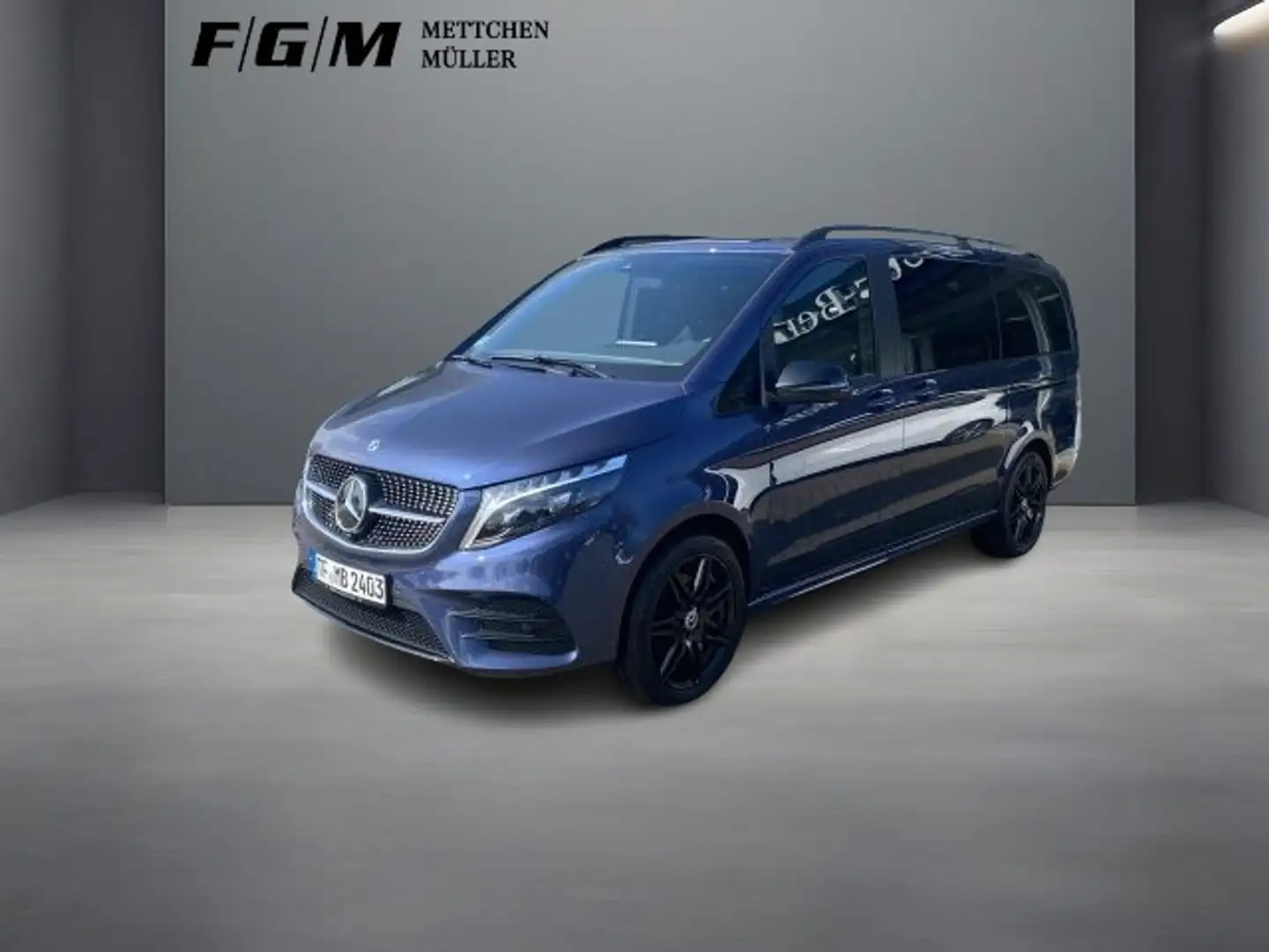 Mercedes-Benz V 300 d 2023 4MATIC lang 20/250/300 447.813 Editio Blauw - 1