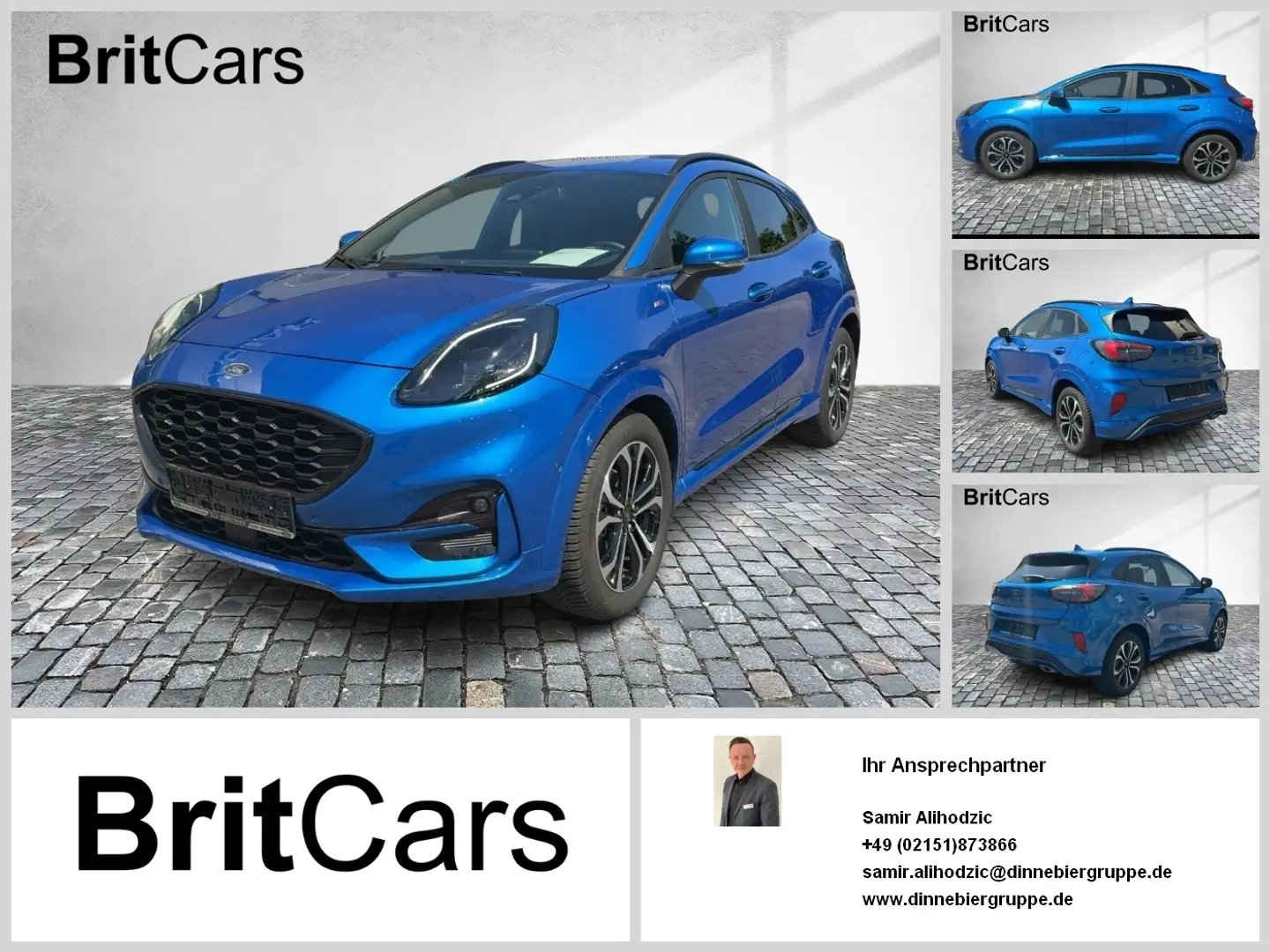 Ford Puma ST-Line X LED+Navi+Kamera+Winterpaket Blau - 1