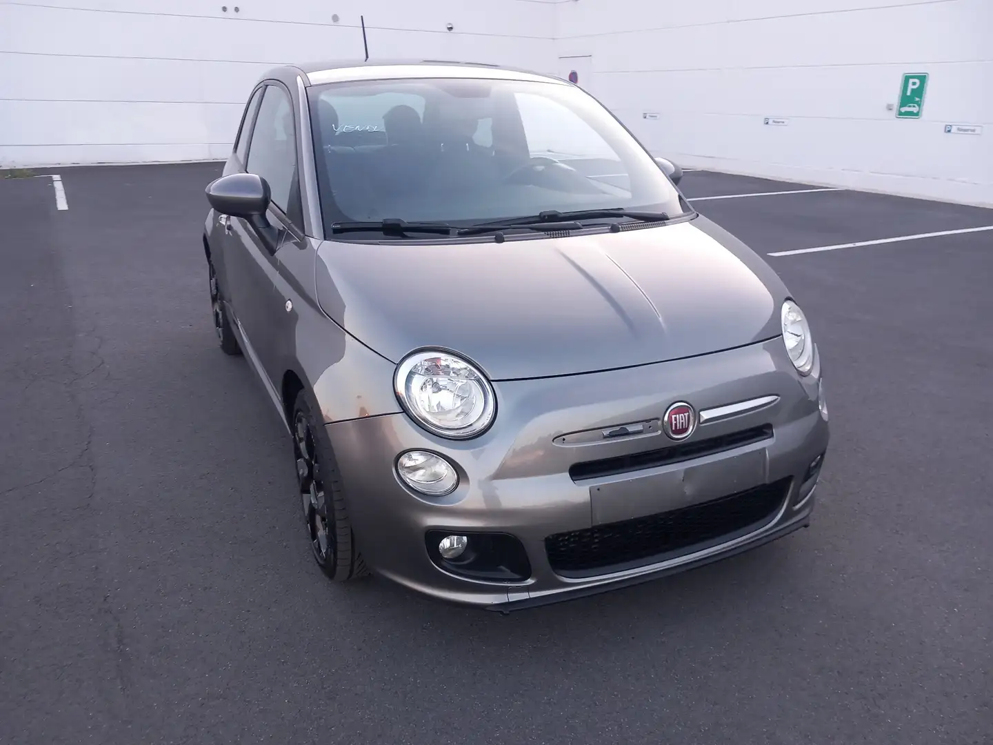 Fiat 500 0.9 T Gris - 2