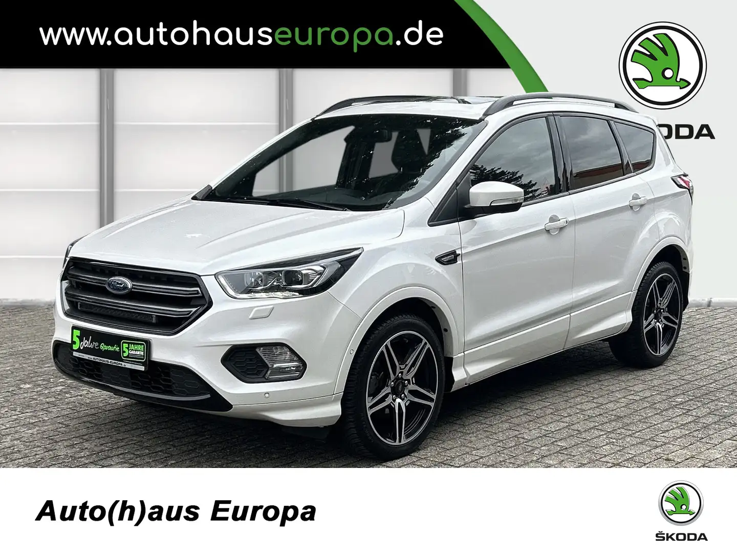 Ford Kuga 1.5 EcoBoost ST-Line ParkAss. DynLi LM PDC Weiß - 1