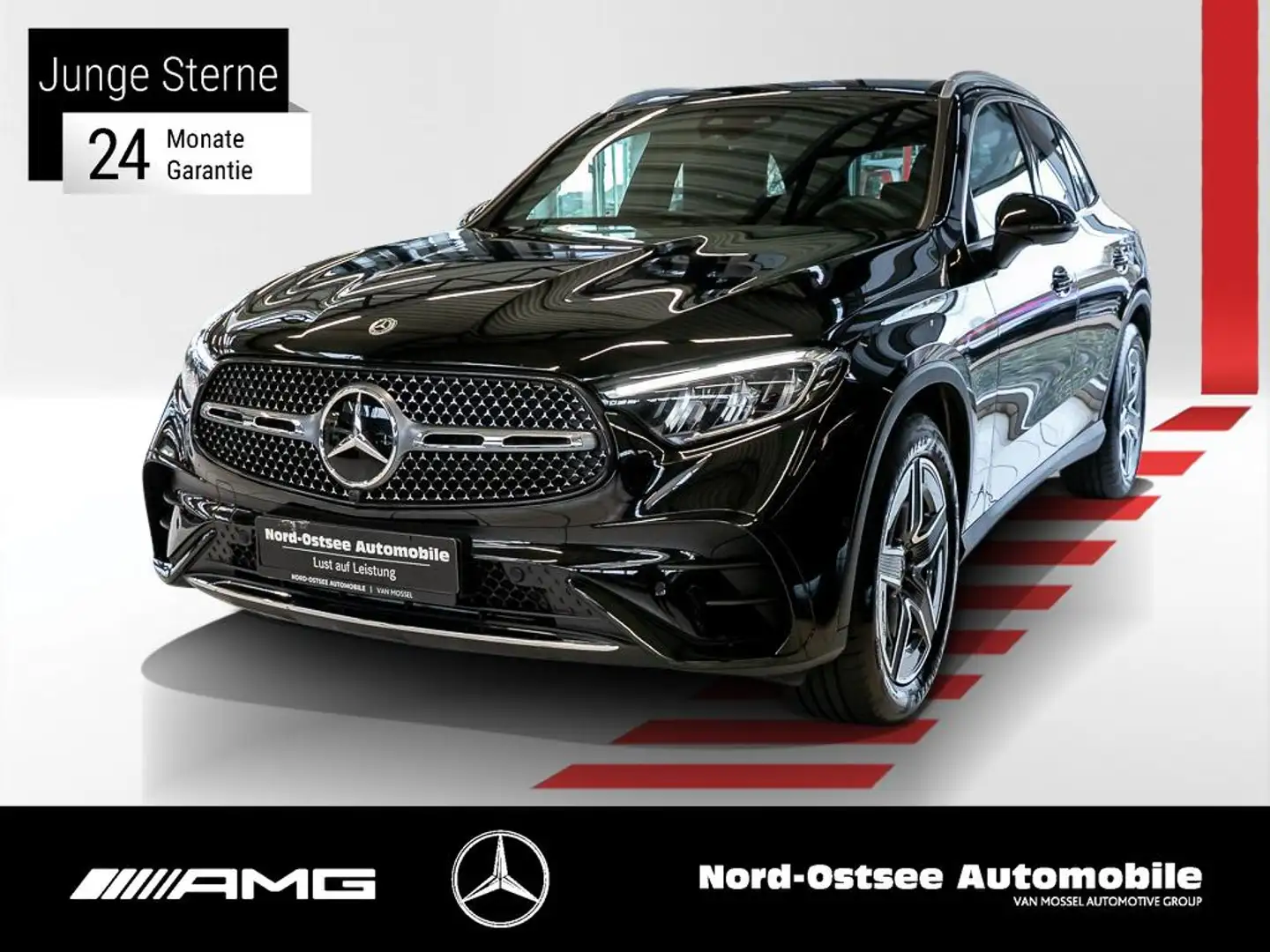 Mercedes-Benz GLC 300 d 4M AMG MBUX SHZ KLIMA LED Schwarz - 1