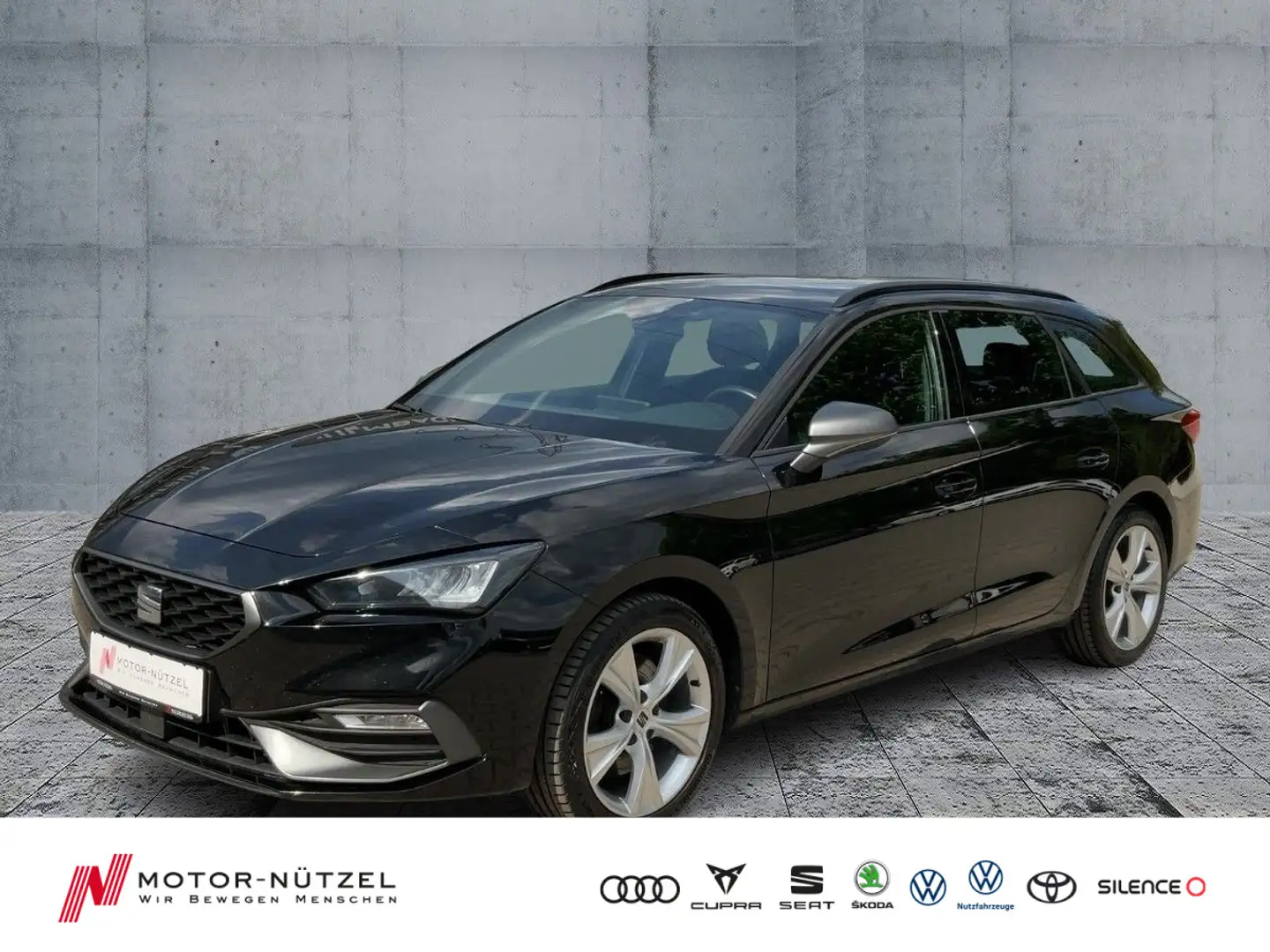 SEAT Leon ST 2.0TDI DSG FR-LINE LED+NAVI+KAMERA+BEATS Schwarz - 1