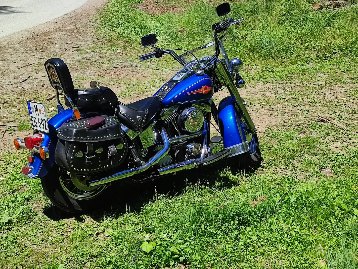 Harley-Davidson Heritage Softail FXST Kék - 1