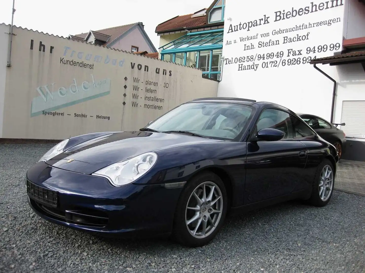 Porsche 996 911 Targa dt.Fzg.Gepflegt Top Ausst. Blau - 1