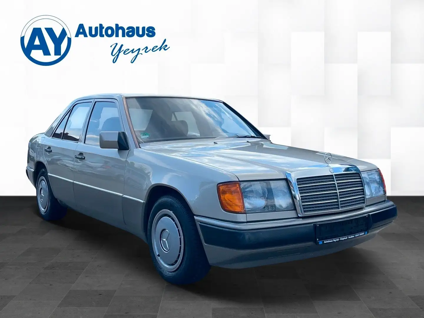 Mercedes-Benz 200 E Oldtimer H-Gutachten, HU/AU neu !!!! Argent - 2