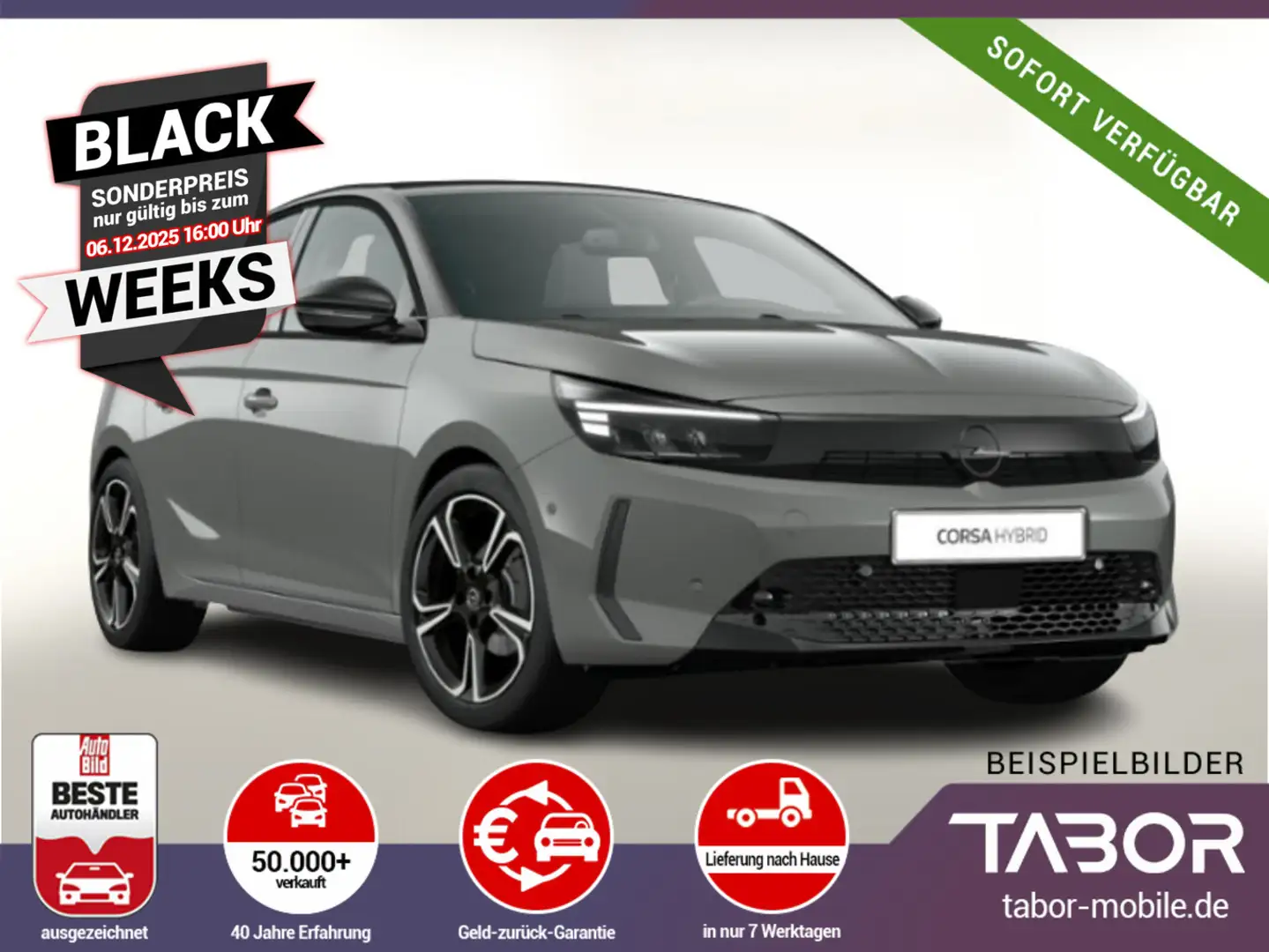 Opel Corsa 145 Hybrid AT6 GS InfotainmentP UVP-29%* Grau - 1