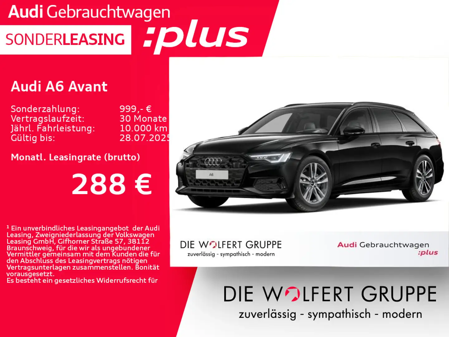 Audi A6 advanced 35 TDI S tronic ACC*AHK*RFK Schwarz - 1