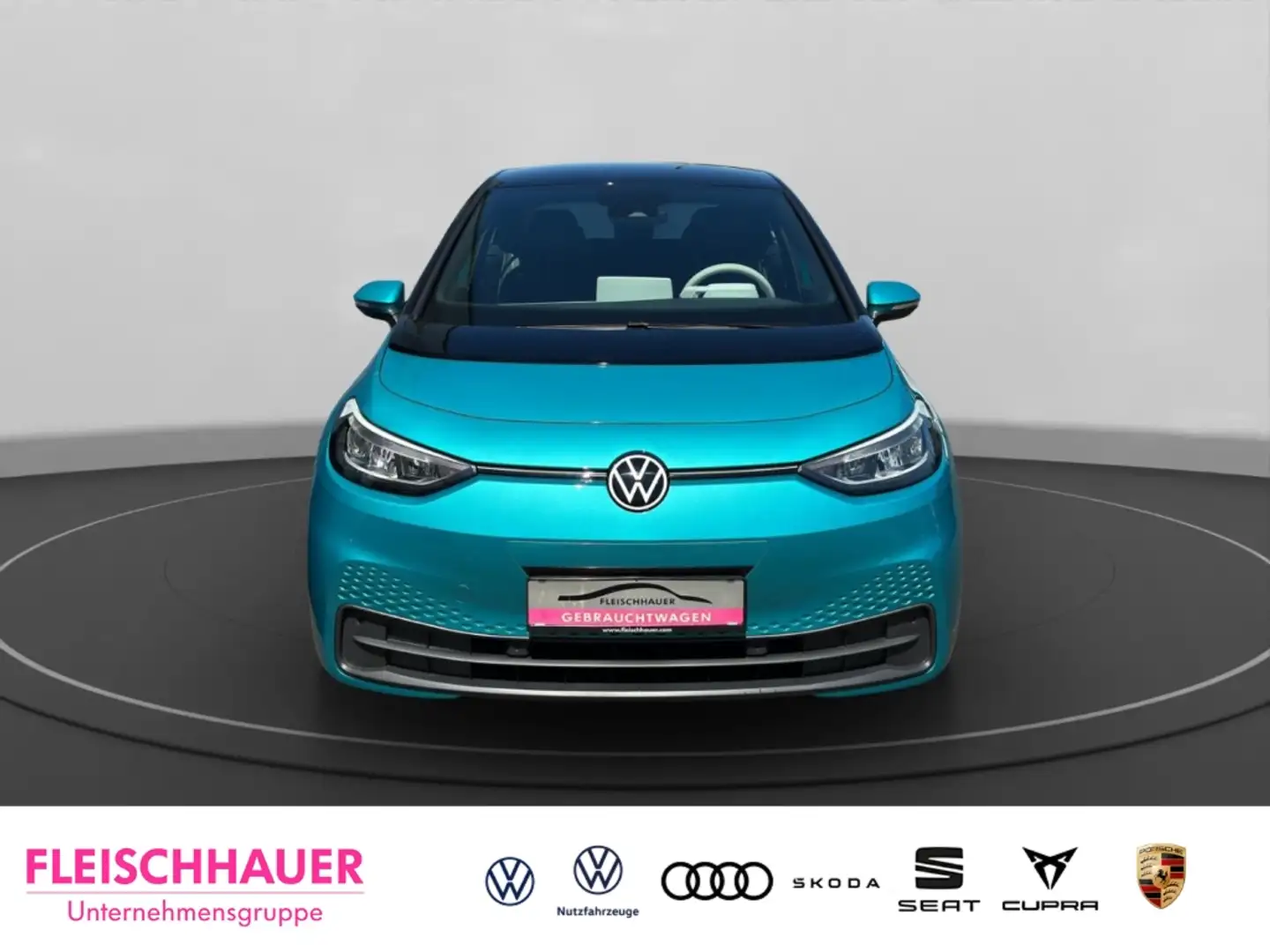 Volkswagen ID.3 Pro StHz.+Navi+LED+Klimaa.+Rear View Zielony - 2
