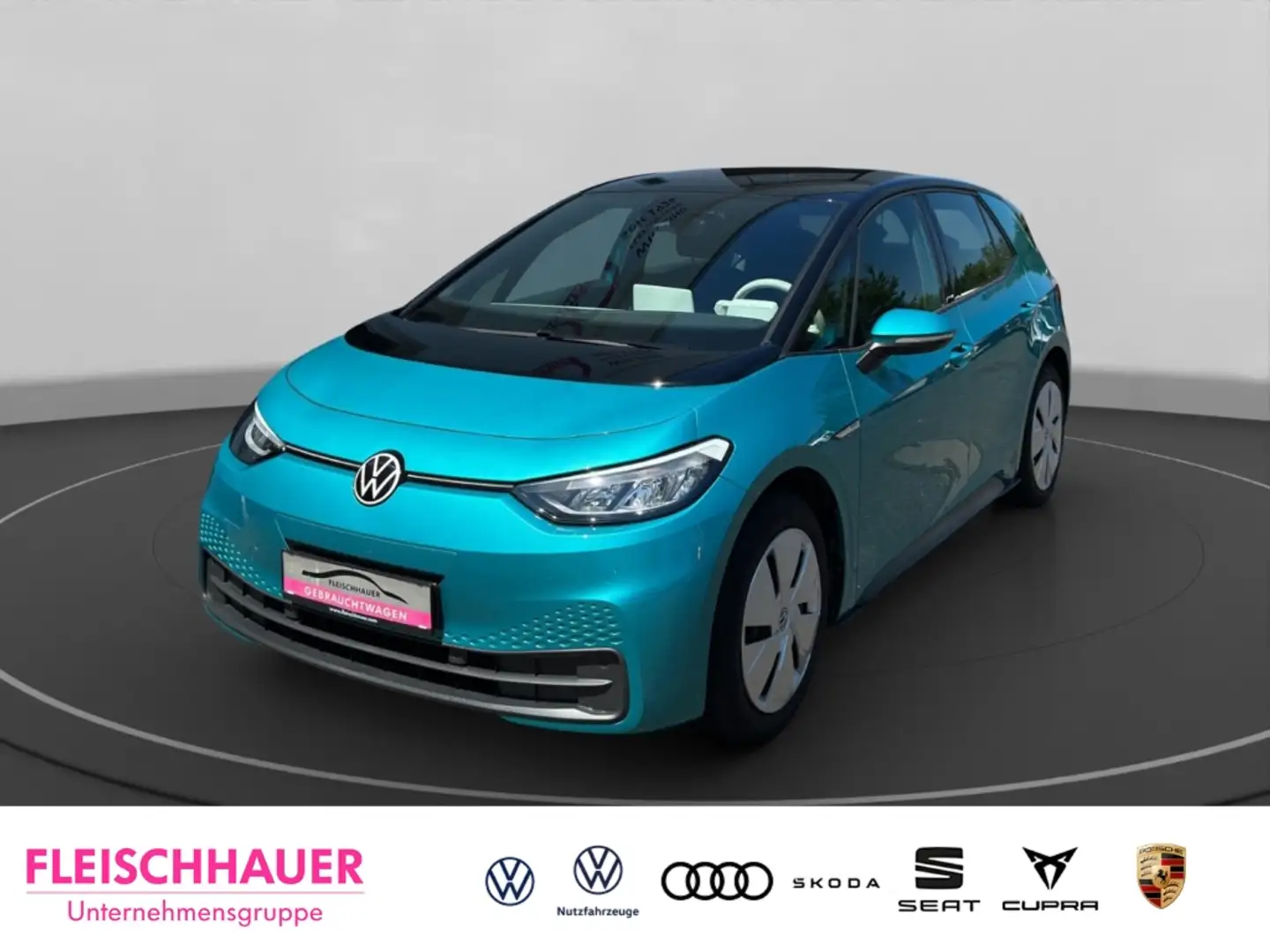 Volkswagen ID.3 Pro StHz.+Navi+LED+Klimaa.+Rear View Zielony - 1