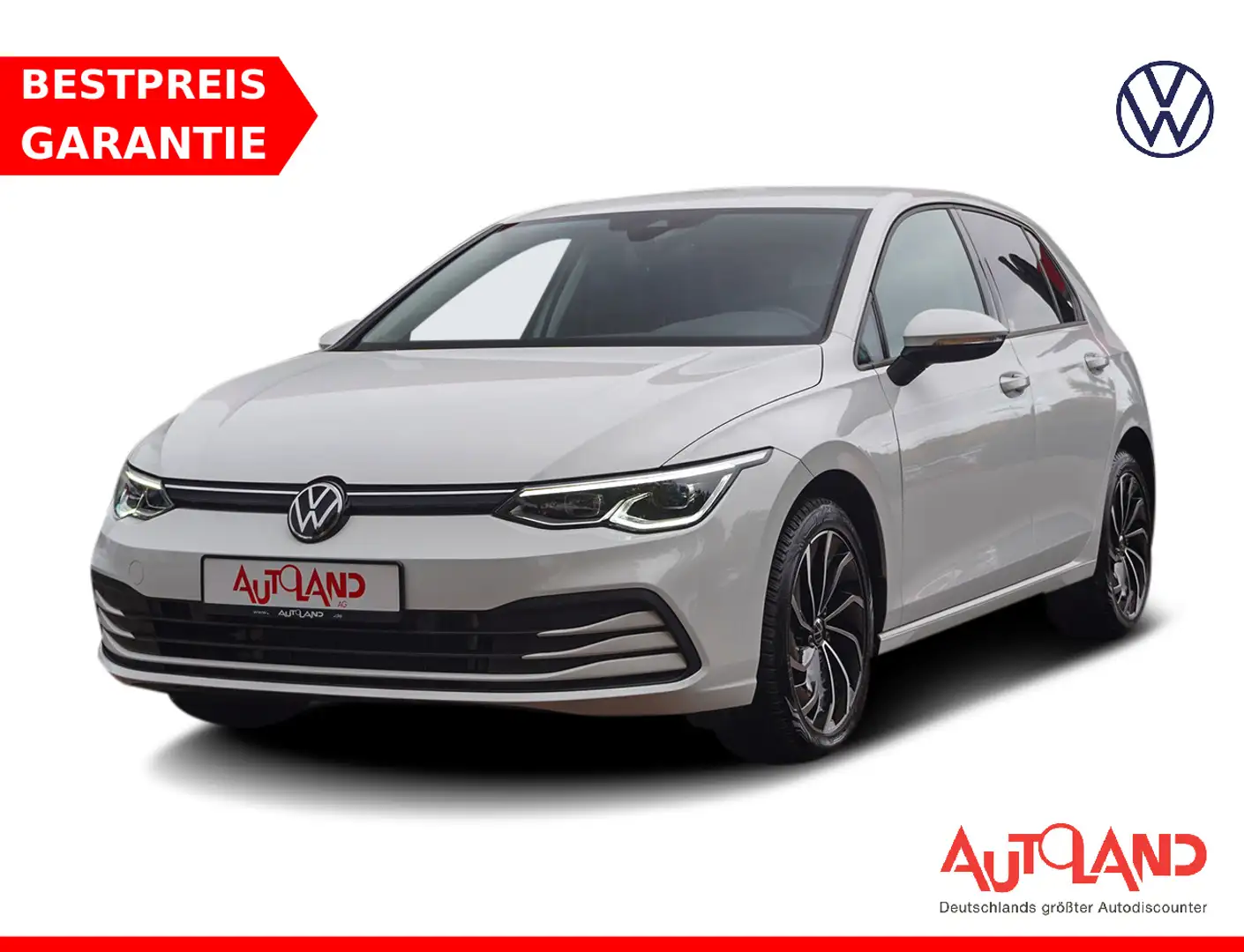 Volkswagen Golf VIII 1.5 eTSI DSG LED Navi ACC Sitzheizung Bianco - 1