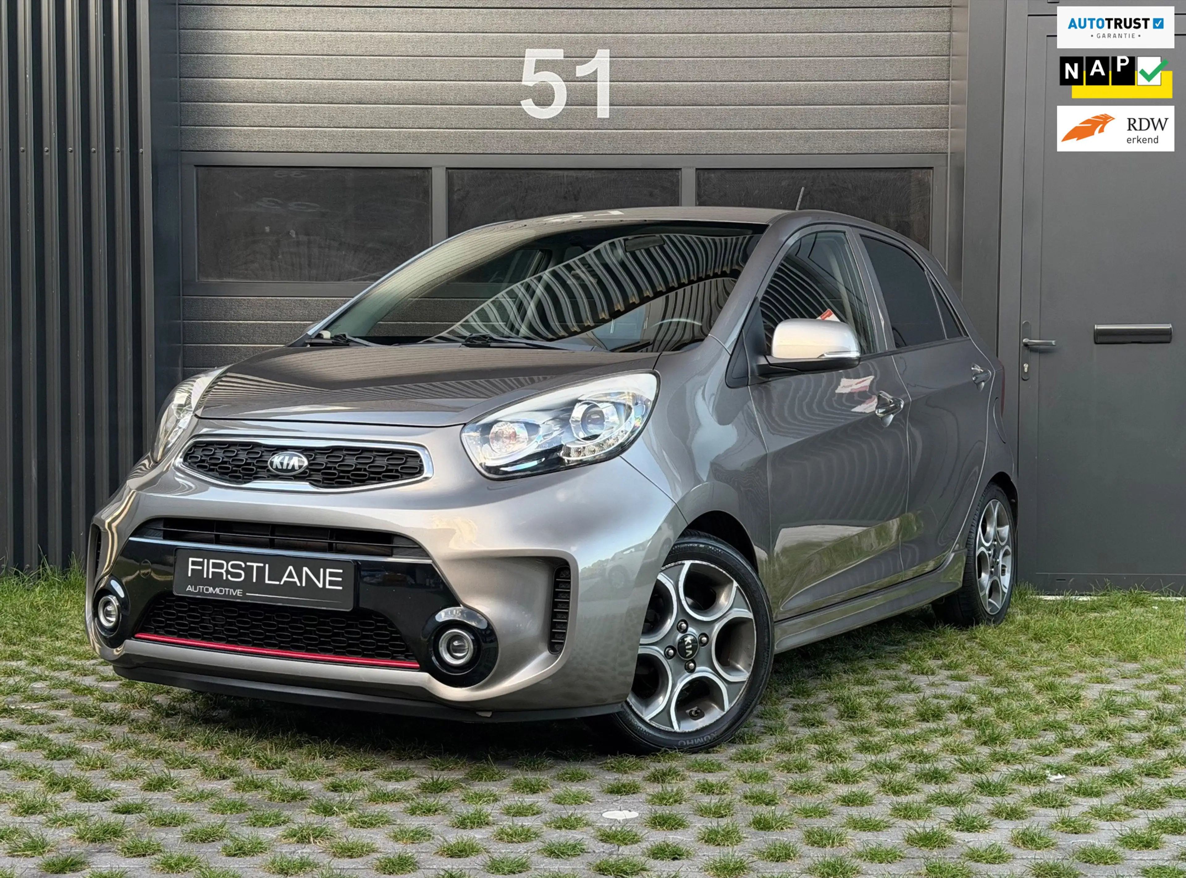 Kia Picanto 1.2 CVVT SportsLine | Stoel/stuur verwarm | NAVI