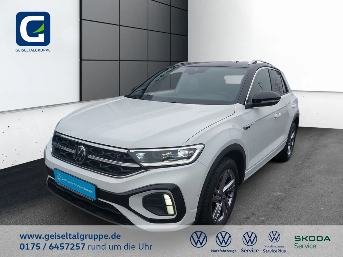 Volkswagen T-Roc 2.0 TDI R-Line *DSG*AHK*NAVI*DAB+*LED*DIGITAL COCK Bianco - 1