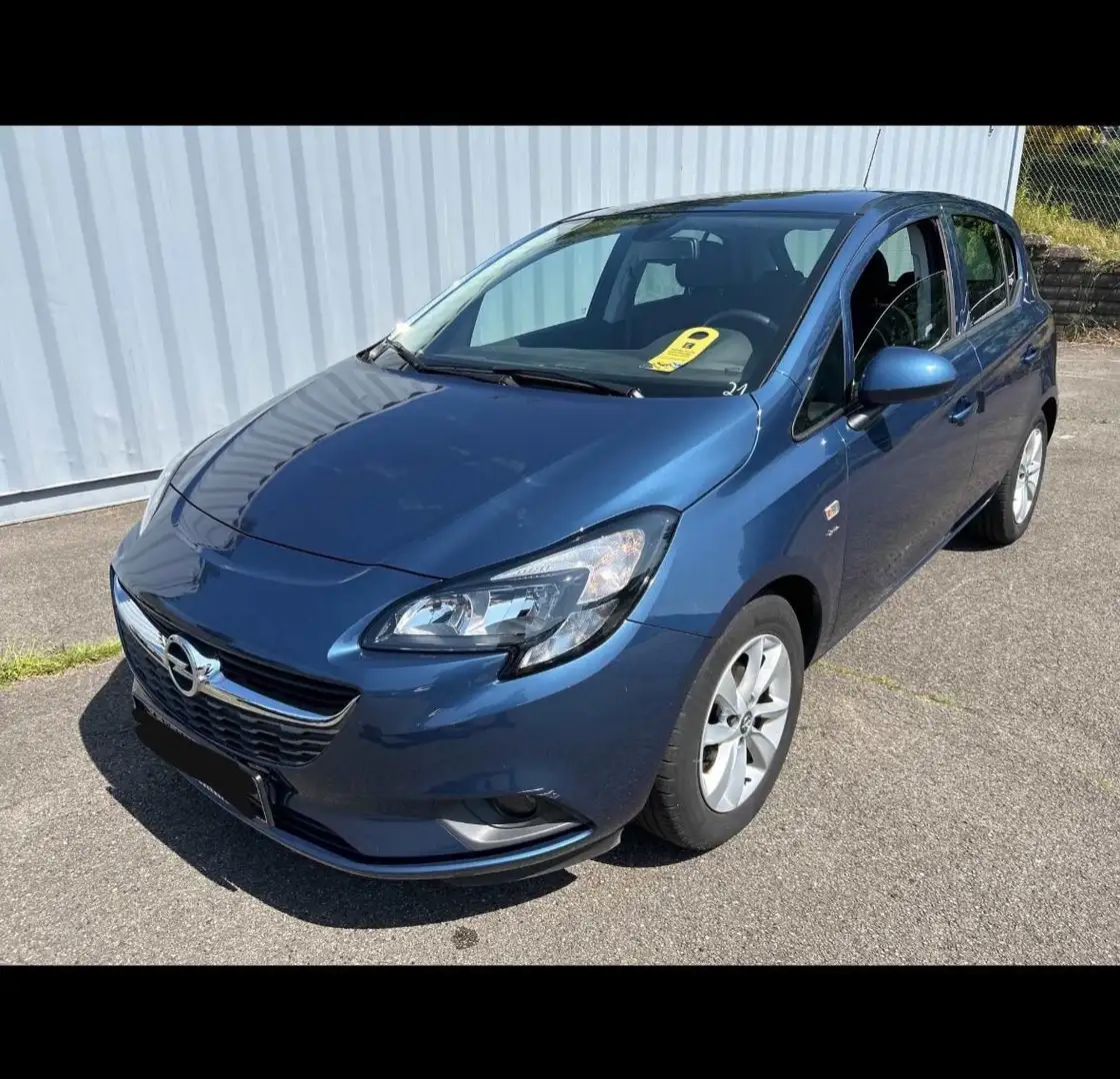 Opel Corsa E Drive 1.4 ecoFlex KLIMA TÜV SERVO Bleu - 1