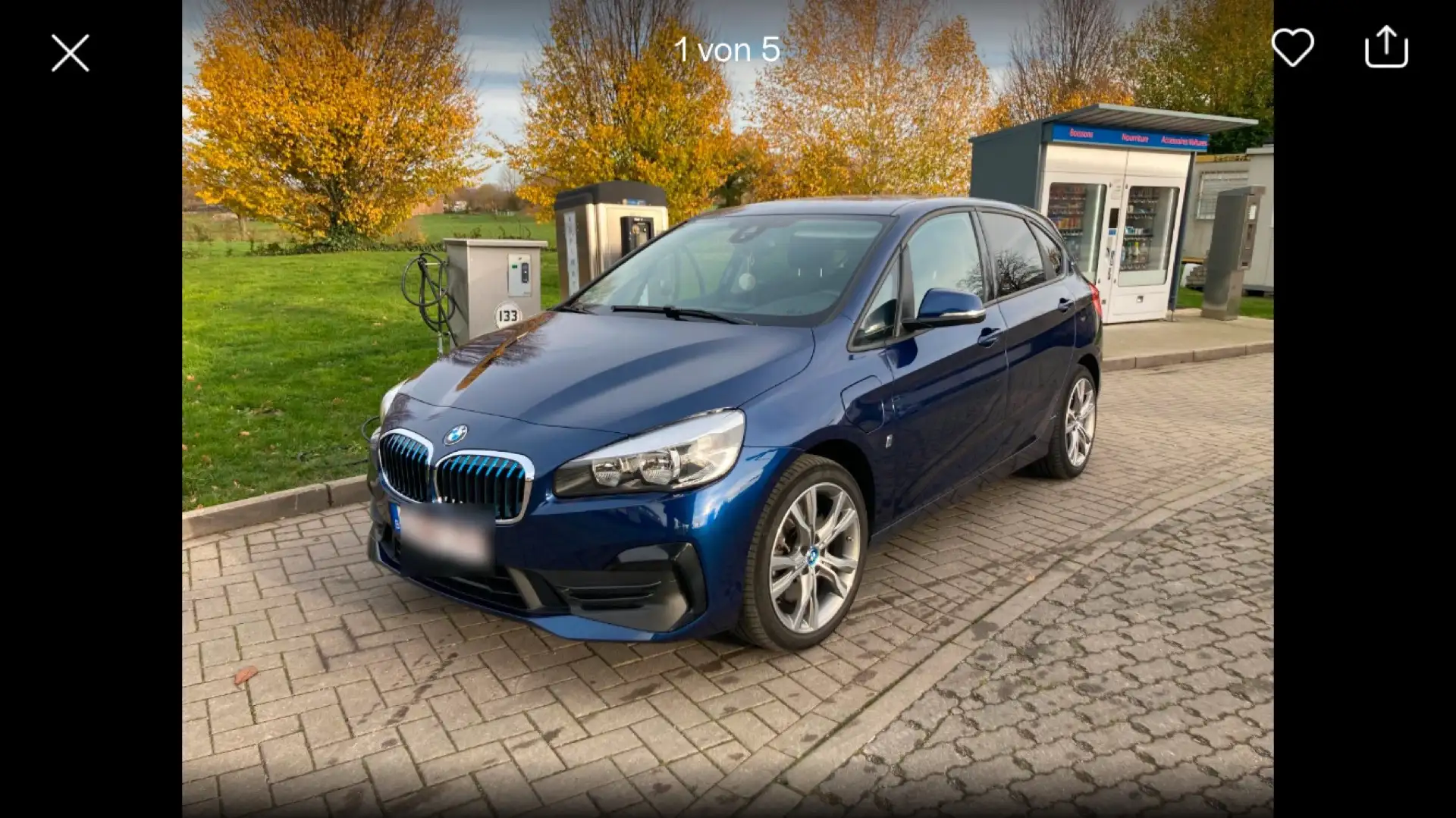 BMW 225 225xe iPerformance Active Tourer Bleu - 1