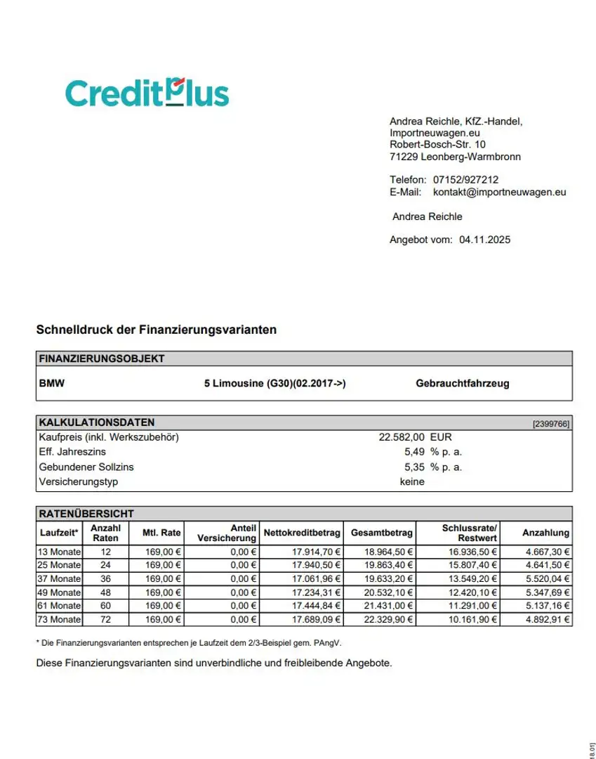 BMW 540 i xDrive Sport Line HUD+HarmanKardon+Memory+RFK! Weiß - 2