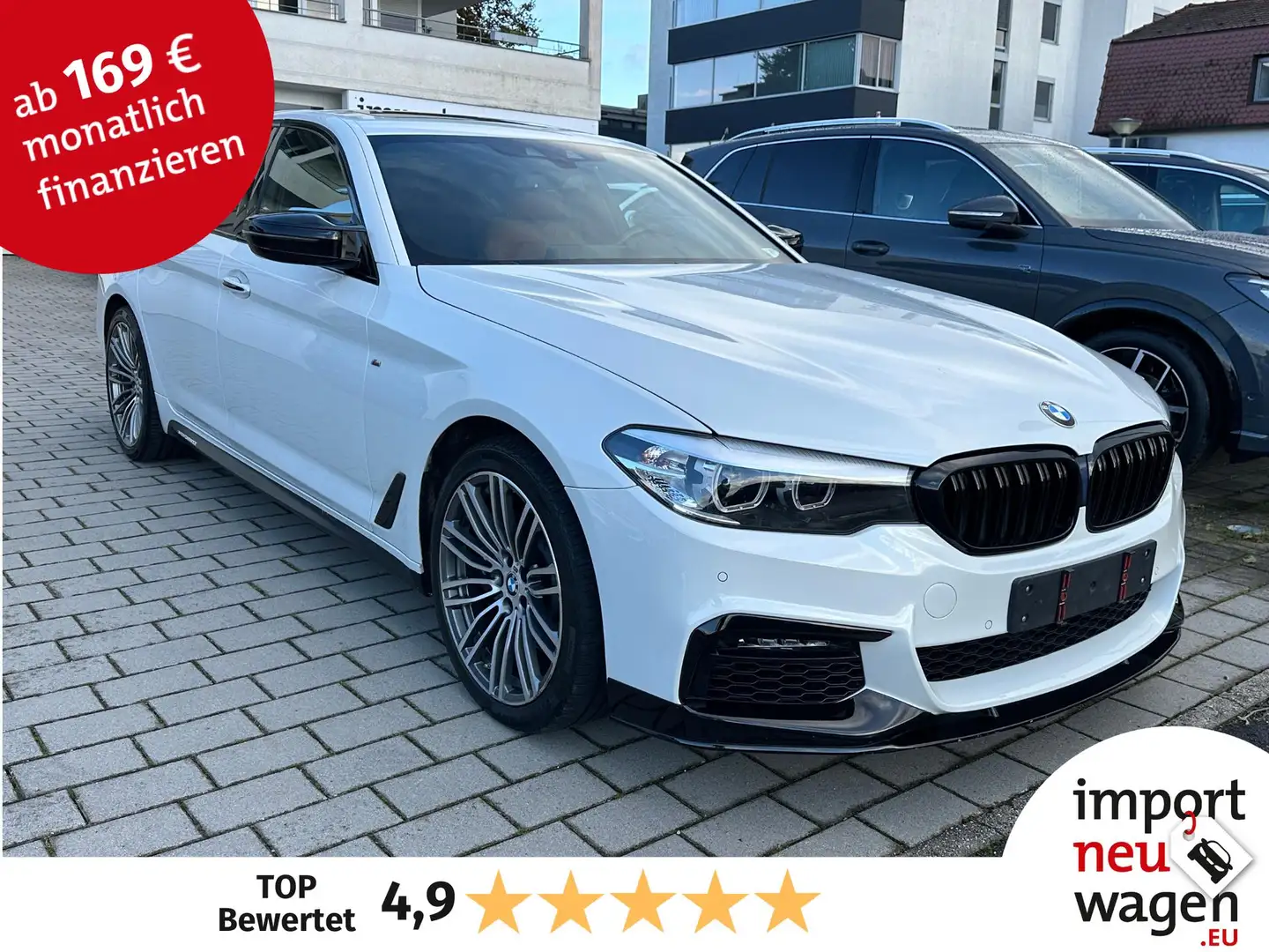 BMW 540 i xDrive Sport Line HUD+HarmanKardon+Memory+RFK! Weiß - 1