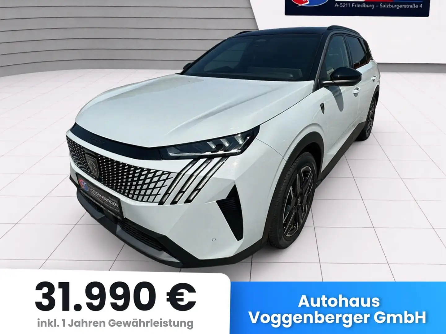Peugeot 5008 5008 mHEV 145 e-DCS6 GT Aut. Top Angebot Weiß - 1