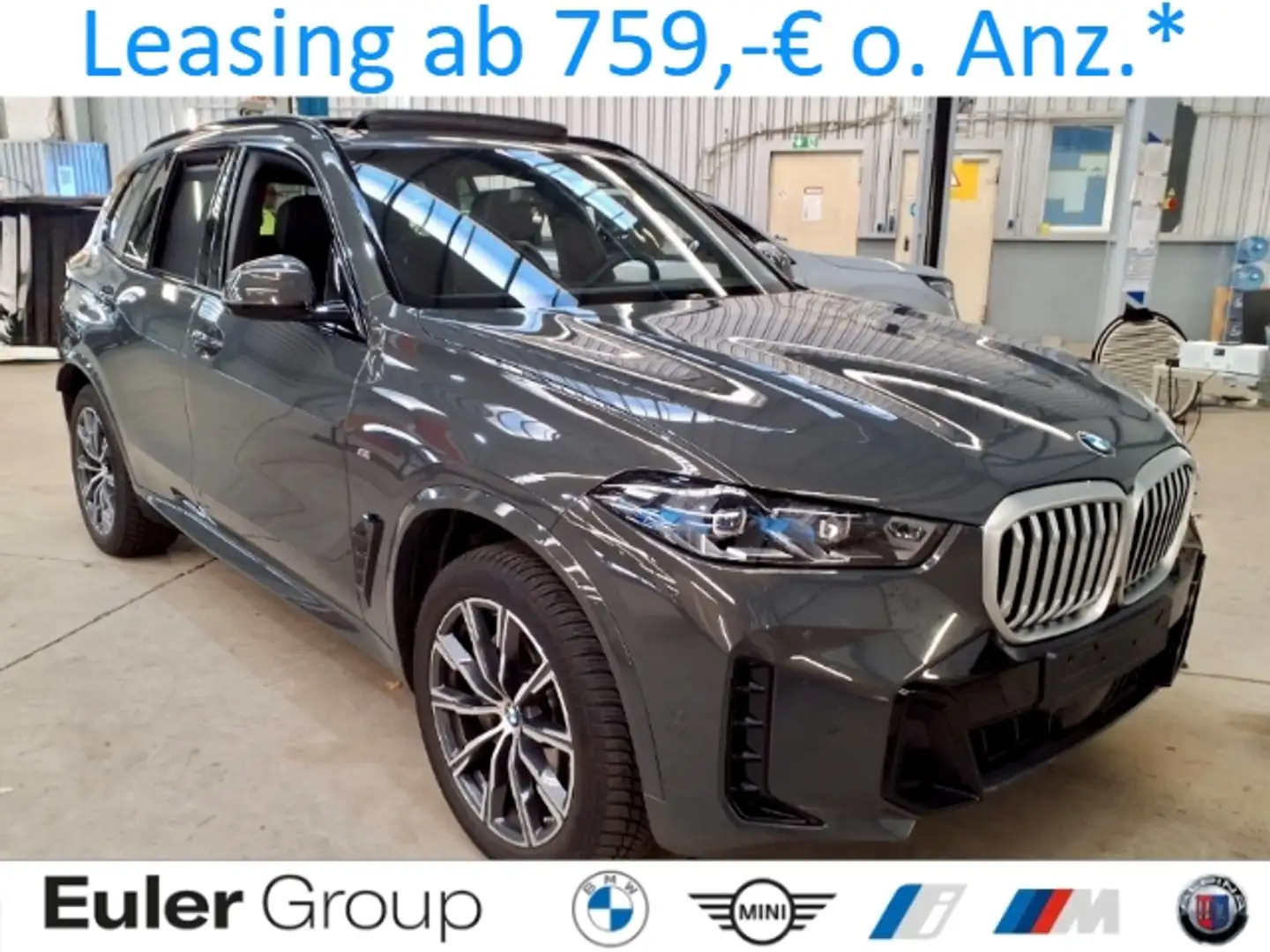 BMW X5 xDrive30d M Sport IconGl PanoSky AHK KomfSi belüft Grau - 1