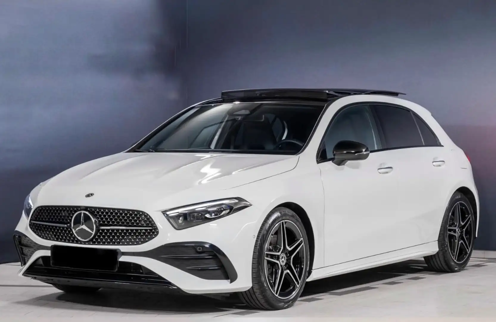 Mercedes-Benz A 180 A 180 Premium Night edition auto AMG TETTO PANO Blanc - 1