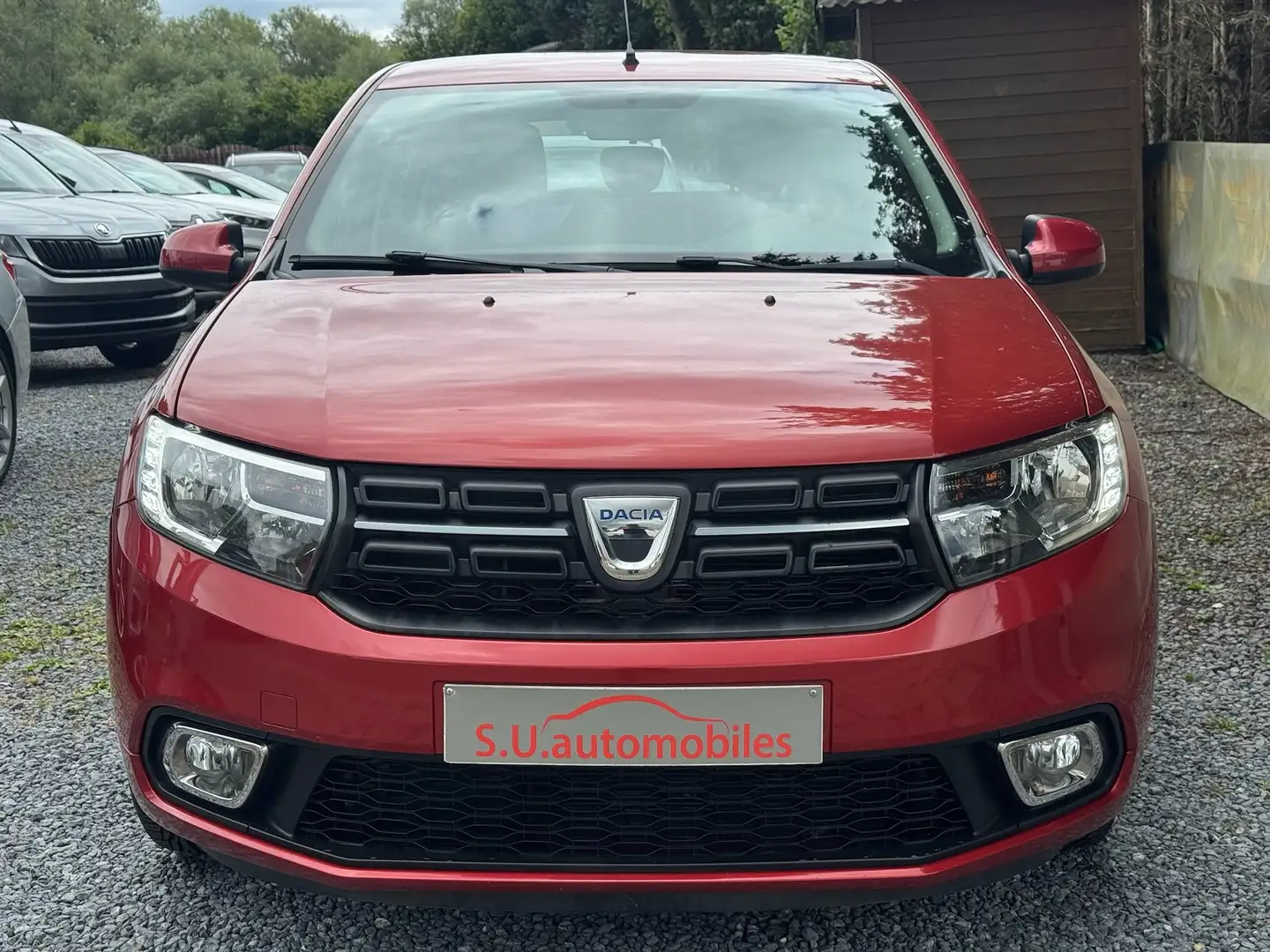 Dacia Sandero 1.0i SCe Ambiance 60.0000km/Navi/Clim/Jantes/Pdc Rouge - 2