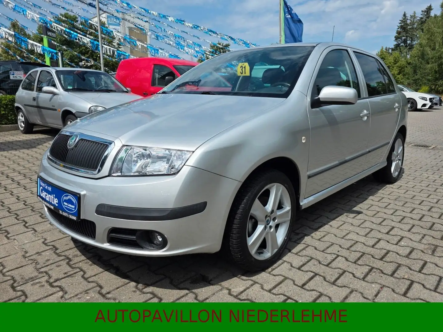 Skoda Fabia 1.4*Klima*Allwetter*'Radio*TPM*HU&ÖL Neu* Zilver - 2