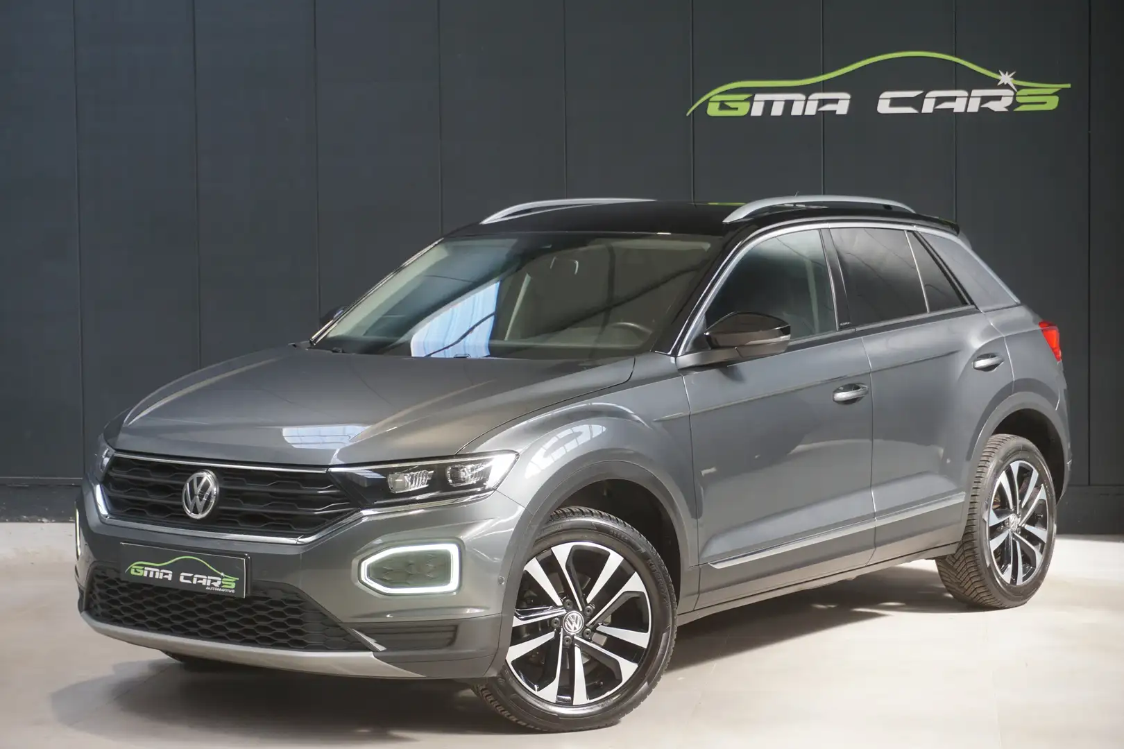Volkswagen T-Roc T-Roc 1.0 TSI IQ.DRIVE-Benzine-Airco-Navi-Garantie Grijs - 1