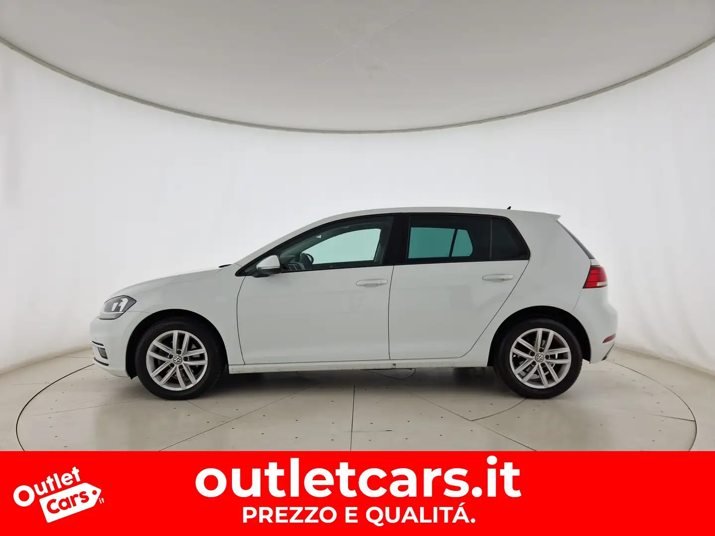 Volkswagen Golf 5p 1.6 tdi business 115cv Bianco - 2