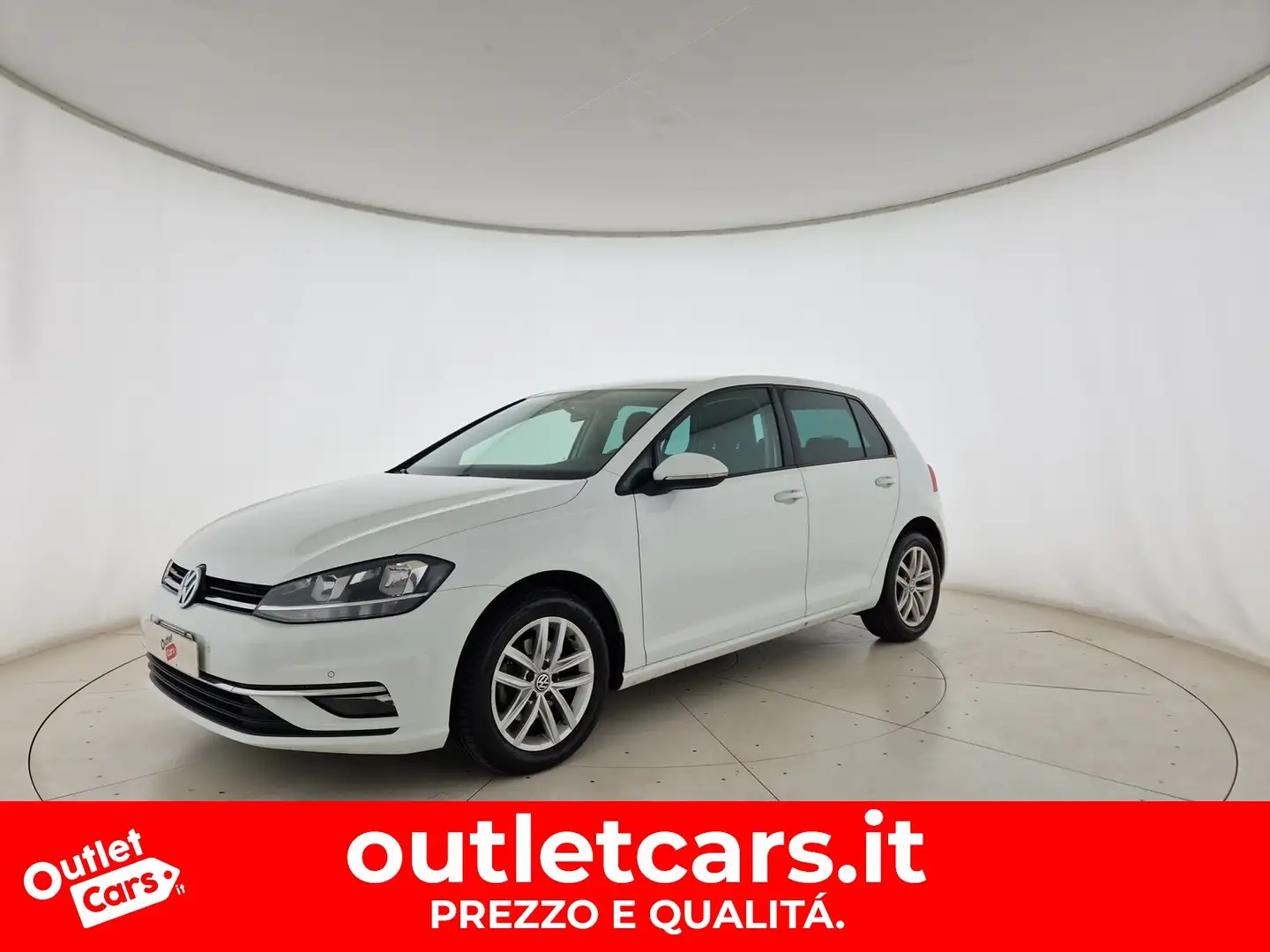 Volkswagen Golf 5p 1.6 tdi business 115cv Bianco - 1