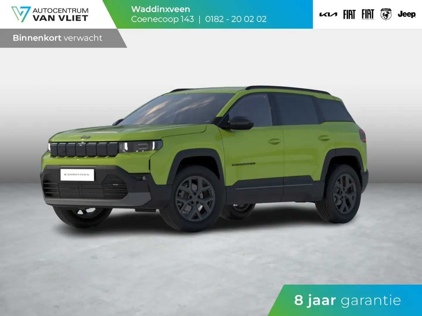 Jeep Compass 1.2 e-Hybrid First Edition | Adapt. Cruise | Camer Groen - 1