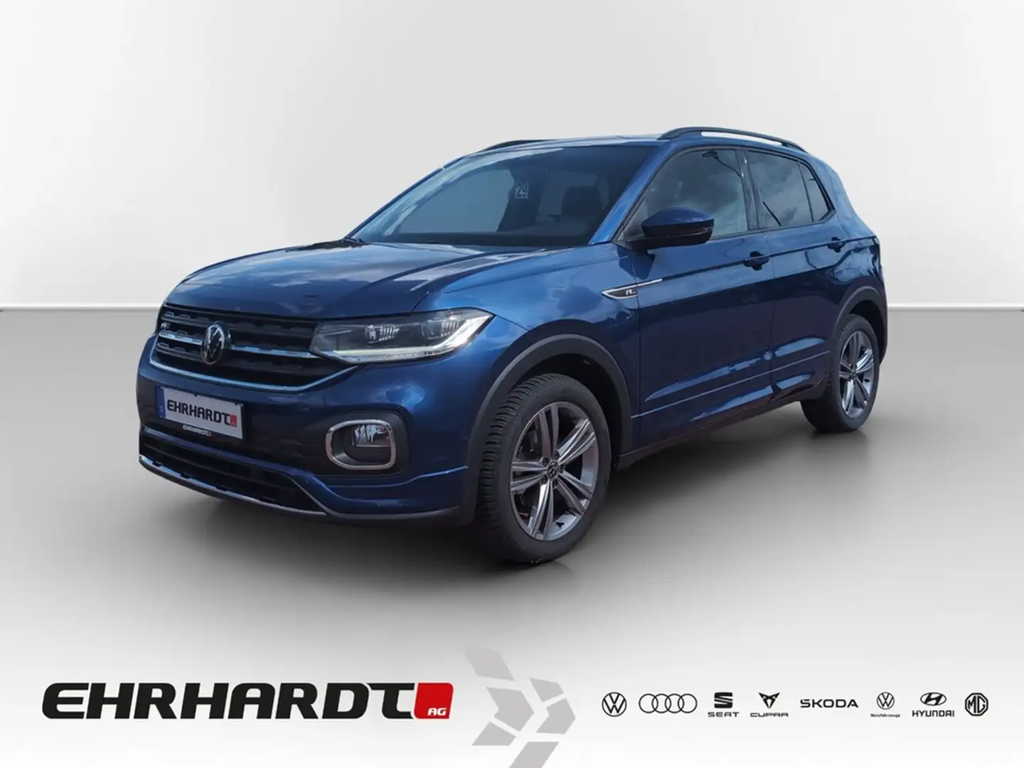 Volkswagen T-Cross 1.0 TSI DSG Life R-Line LED*NAV*SHZ*ACC*PARKLEN... Blau - 1