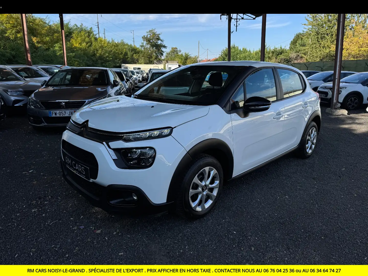 Citroen C3 C3 BlueHDi 100 S\u0026amp;S BVM6 Feel Business Blanc - 1