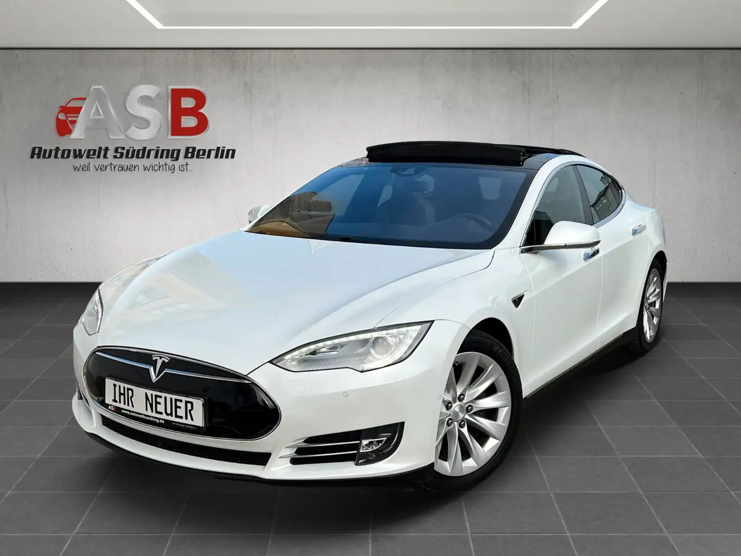 Tesla Model S 90D Panoramadach* Free Supercharging*2. Weiß - 1