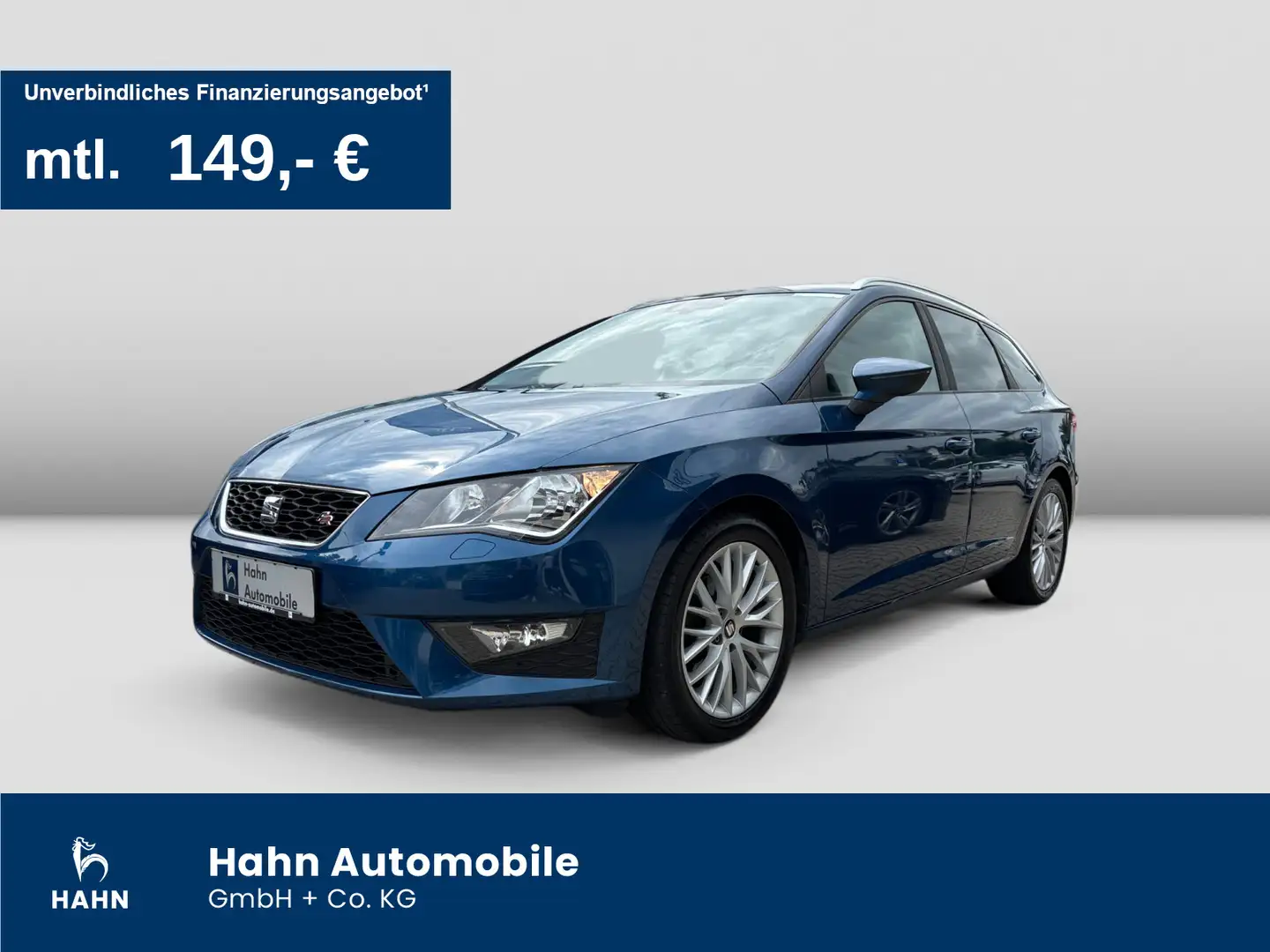 SEAT Leon Sportstourer 1.4TSI FR SHZ GRA PDC/h Bleu - 1