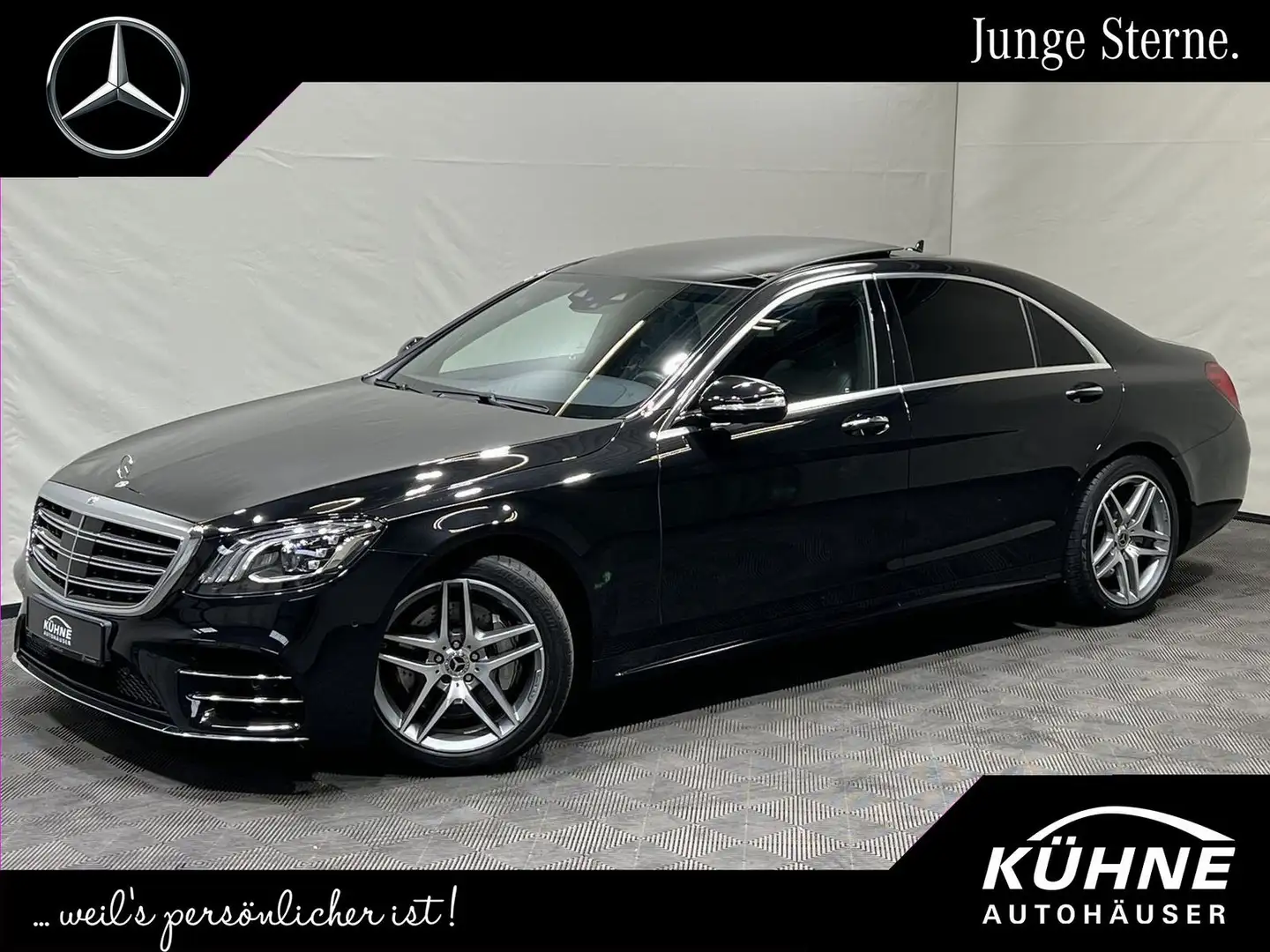 Mercedes-Benz S 350 d 4M Lang AMG AIRMATIC+FahrAssistenz+Pano ! Schwarz - 1