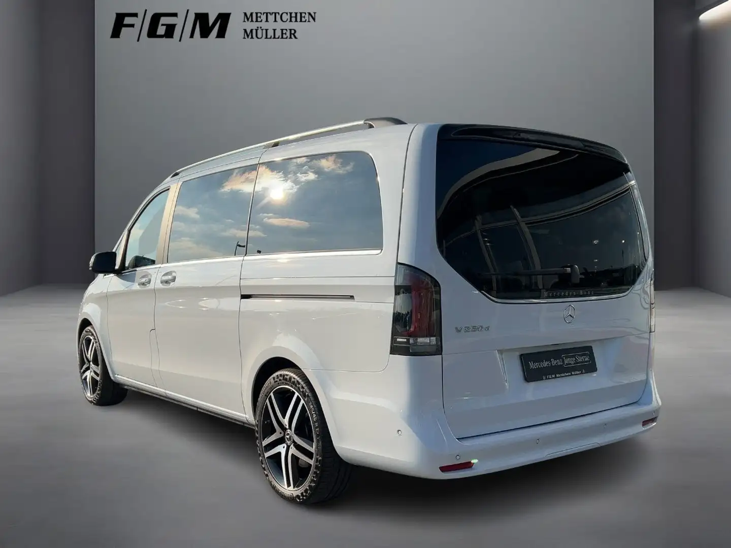 Mercedes-Benz V 250 d Avantgarde lang MBeam|S-Dach|TWA|360|AHK Blanc - 2