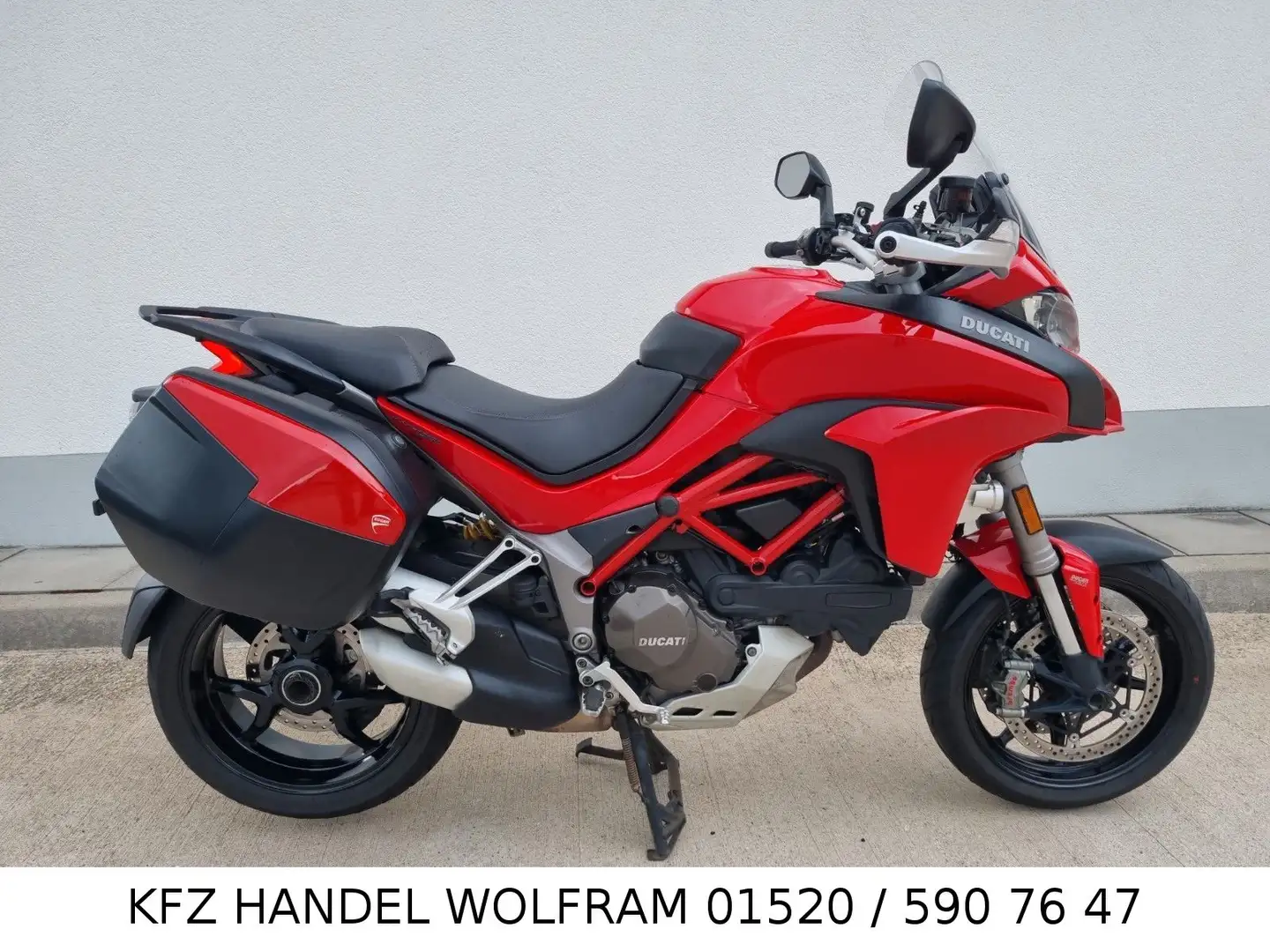 Ducati Multistrada 1200 S Koffer,LED,Zahnriemen erneuert Roşu - 1