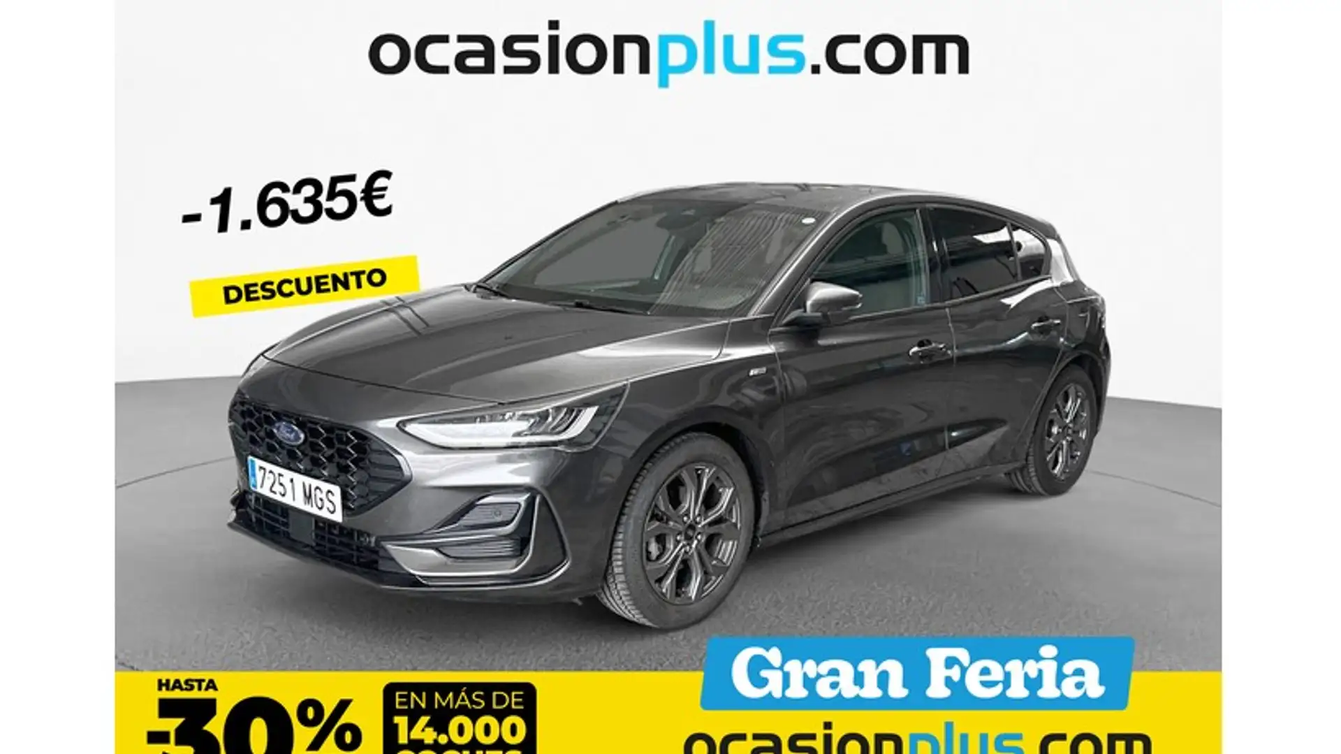 Ford Focus 1.0 Ecoboost MHEV ST-Line 155 Gris - 1